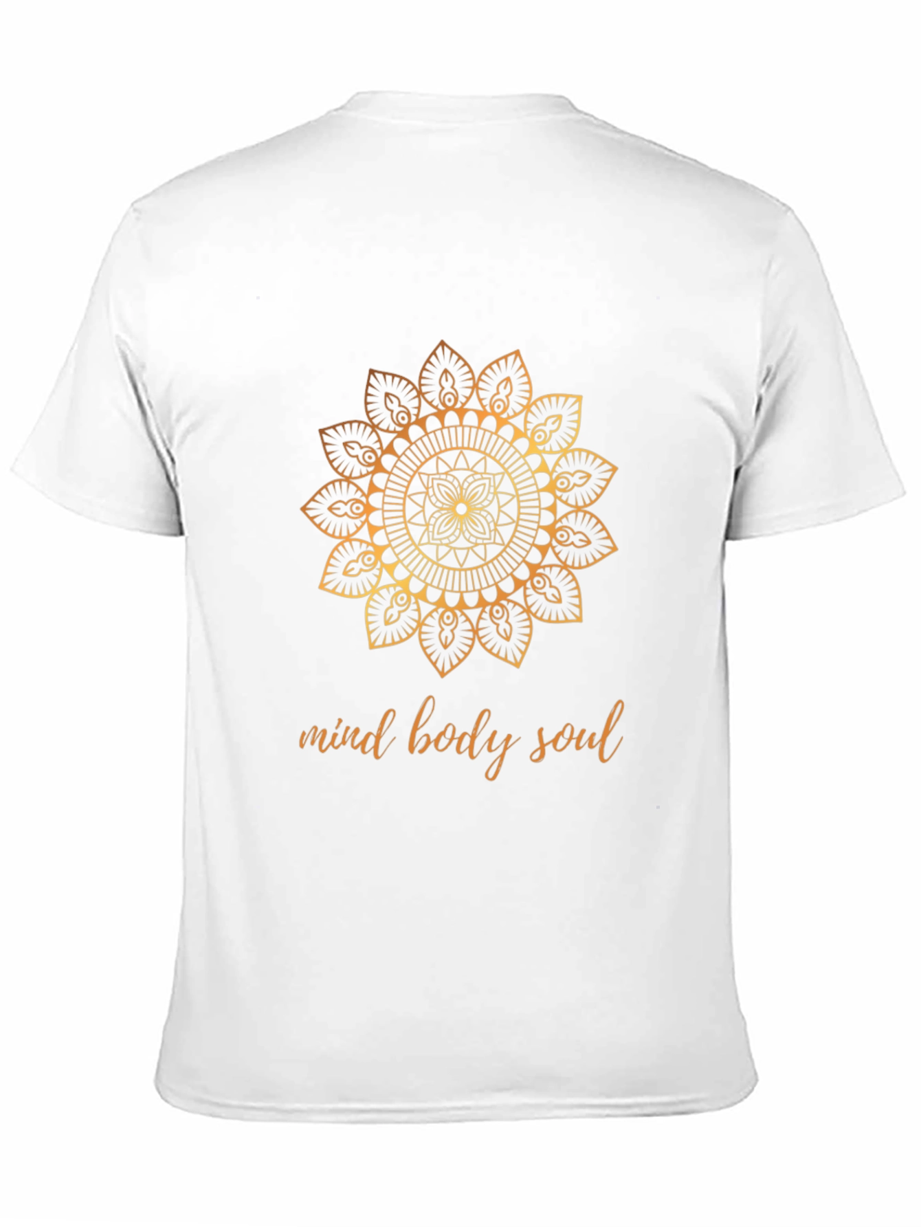 Mind Body Soul Graphic Tee - Black Cotton T-Shirt