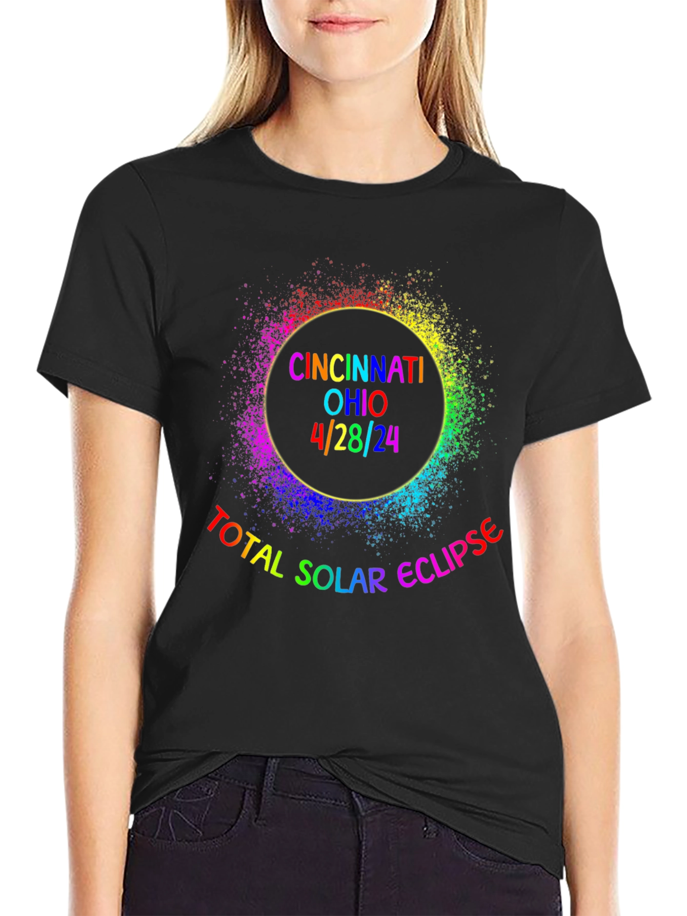 Cincinnati Solar Eclipse April 28 2024 T-Shirt