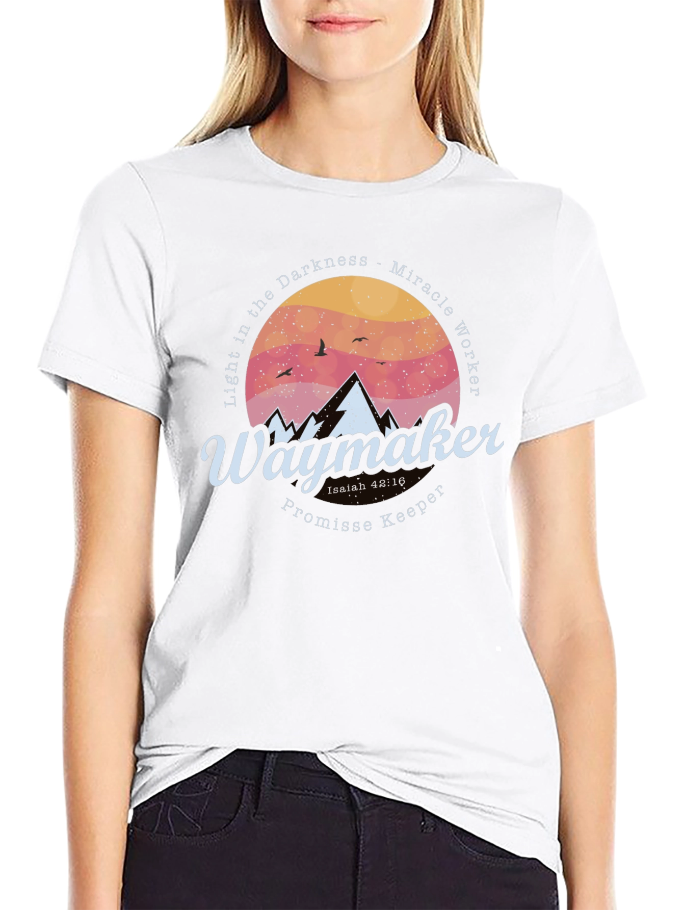 Waymaker Christian T-Shirt - Light in the Darkness