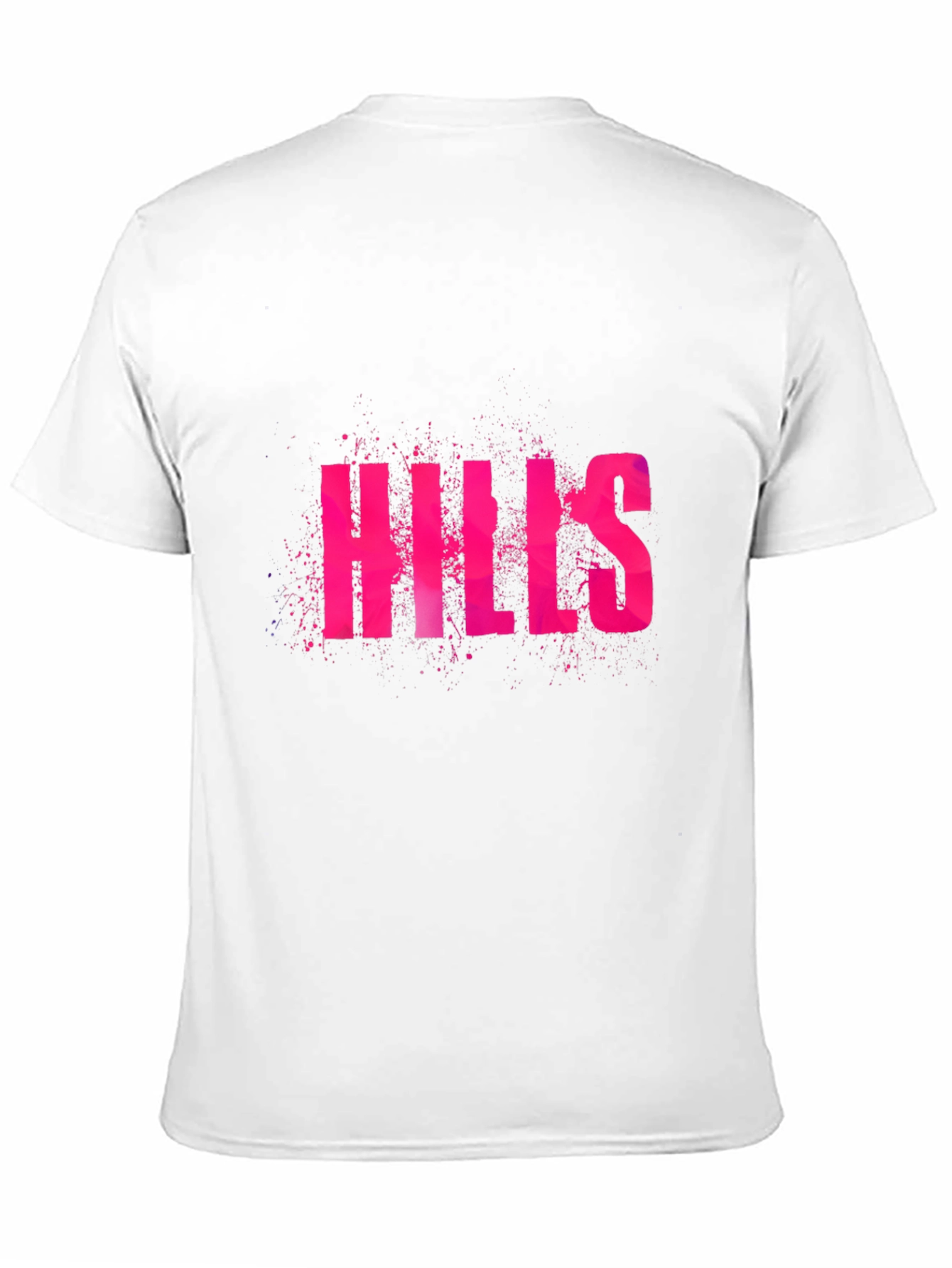 Hills Graphic Tee - Black Cotton Casual T-Shirt