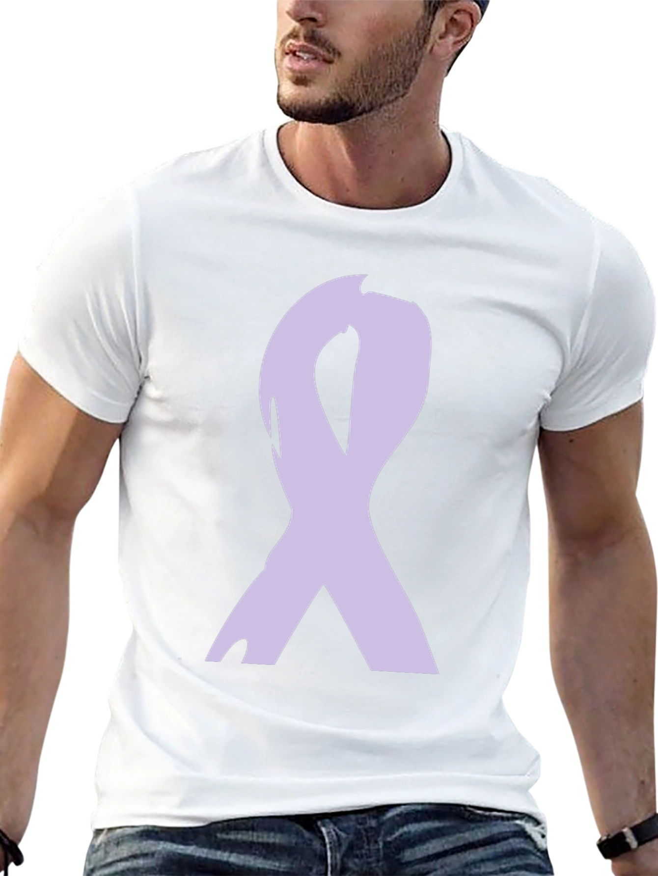 Awareness Ribbon Graphic T-Shirt