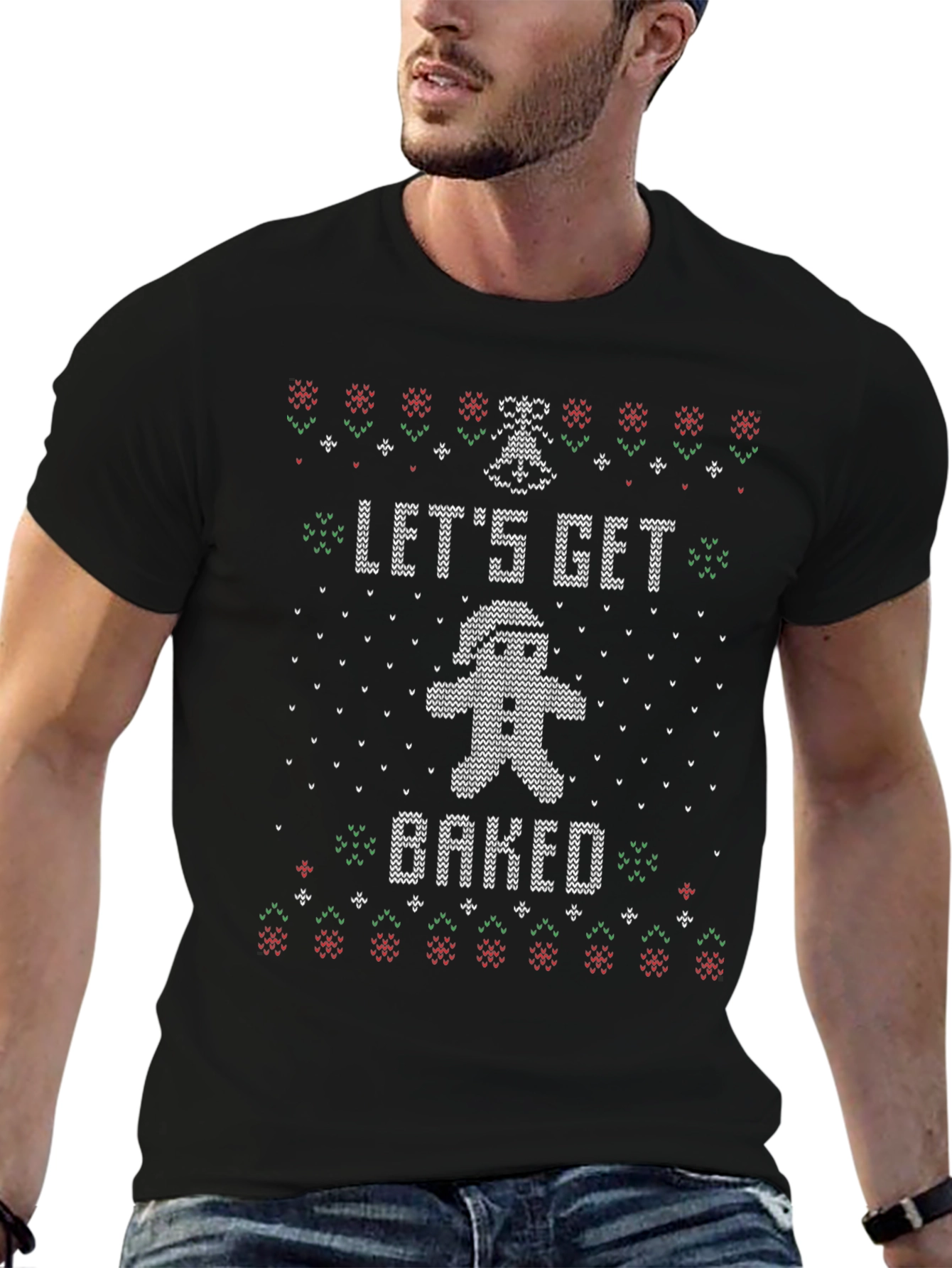 Lets Get Baked Funny Christmas T-Shirt
