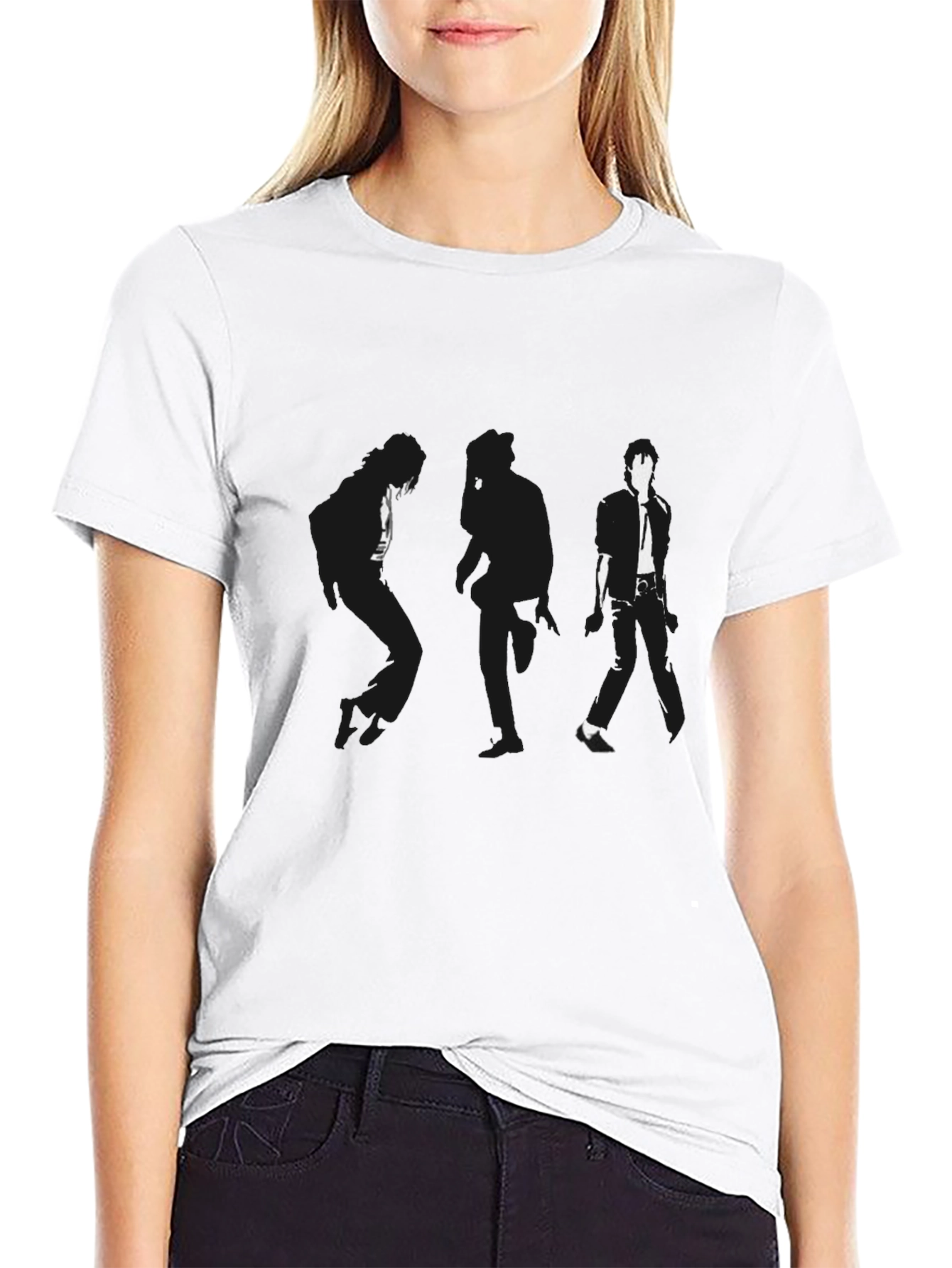 Michael Jackson Silhouette Graphic T-Shirt