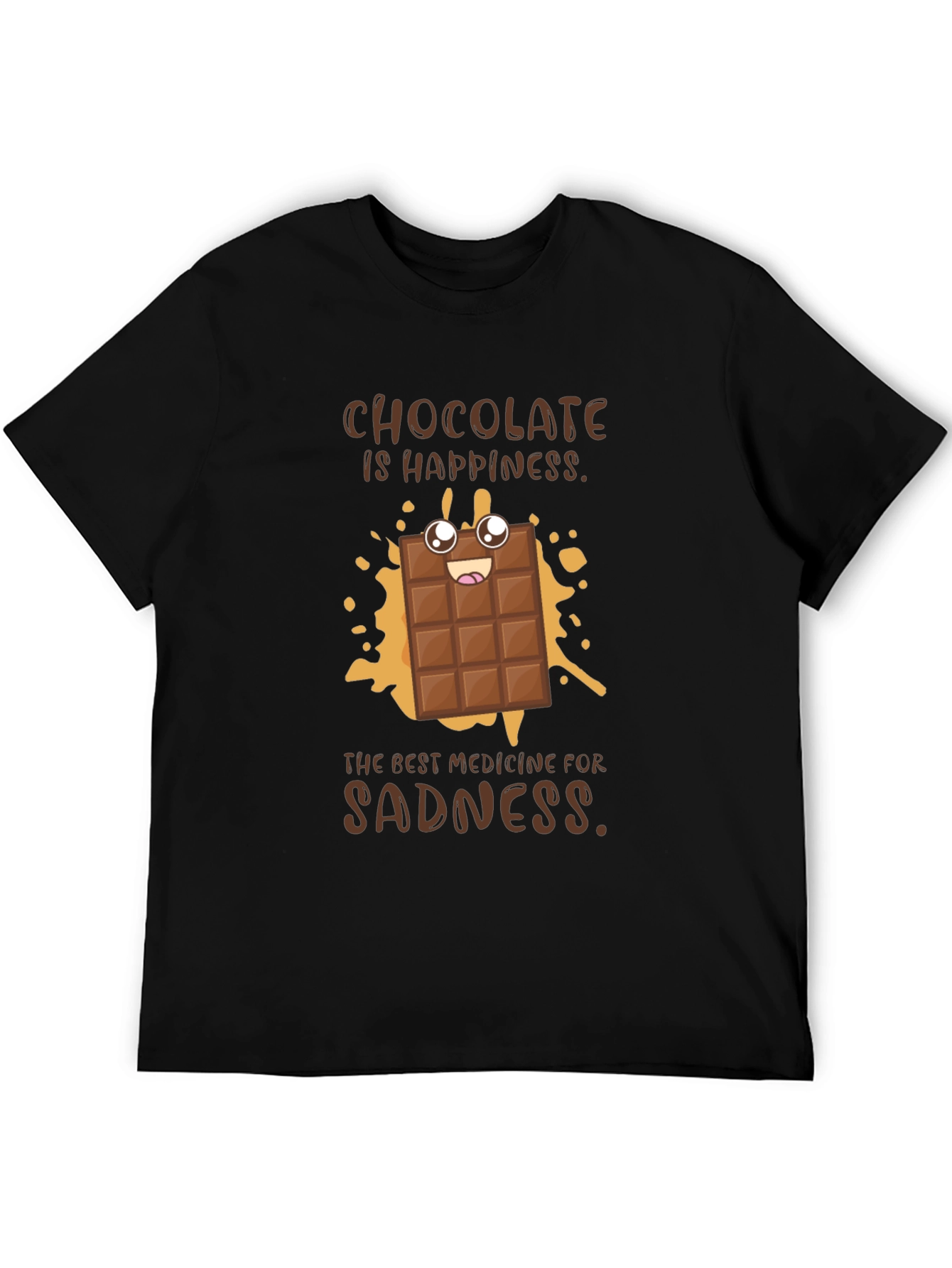 Chocolate Happiness Graphic T-Shirt