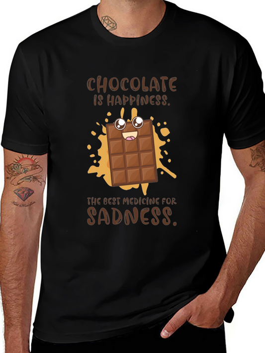 Chocolate Happiness Graphic T-Shirt