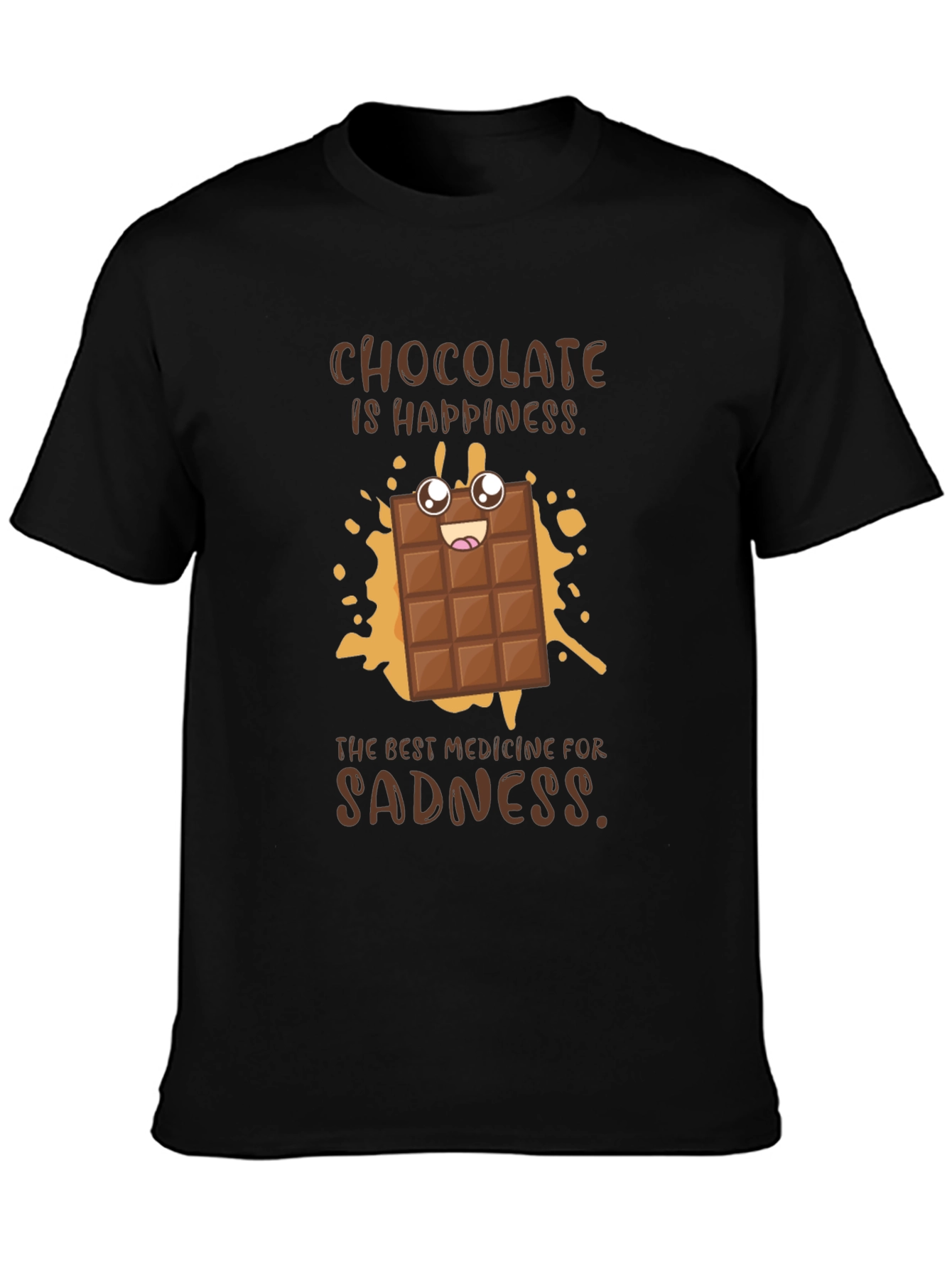 Chocolate Happiness Graphic T-Shirt