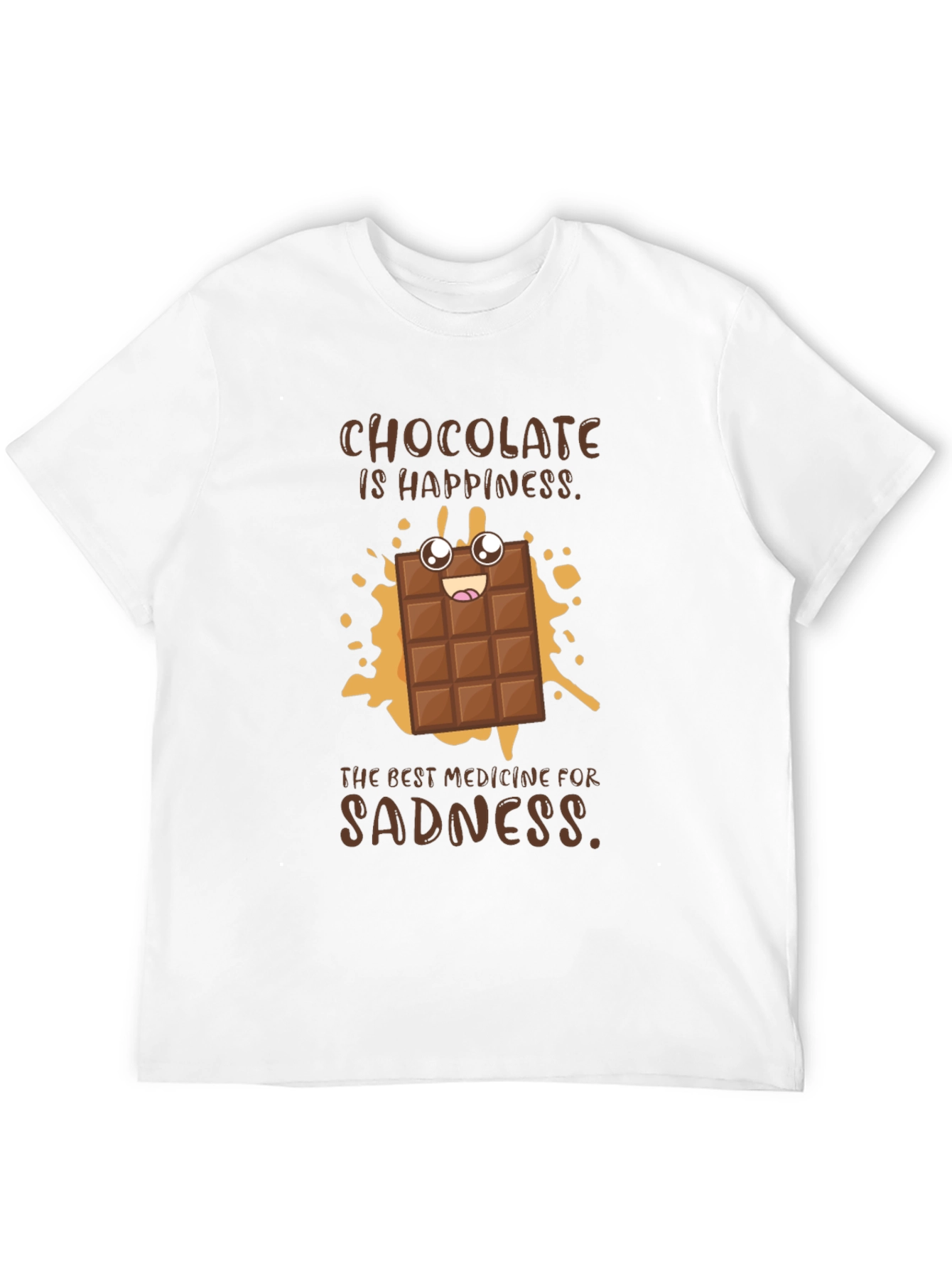 Chocolate Happiness Graphic T-Shirt