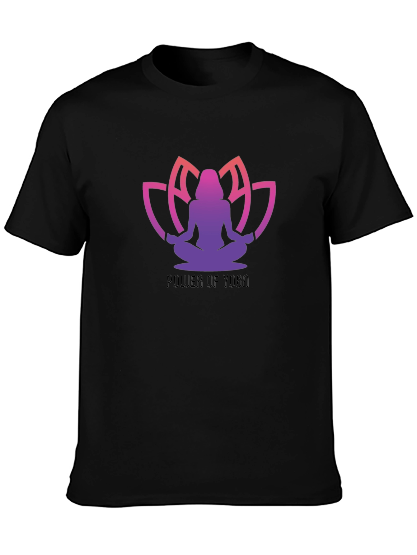 Power of Yoga Black T-Shirt