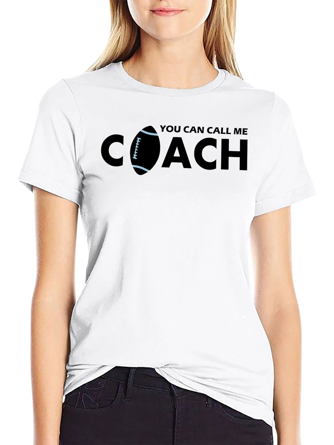 You Can Call Me Coach T-Shirt - Football Design