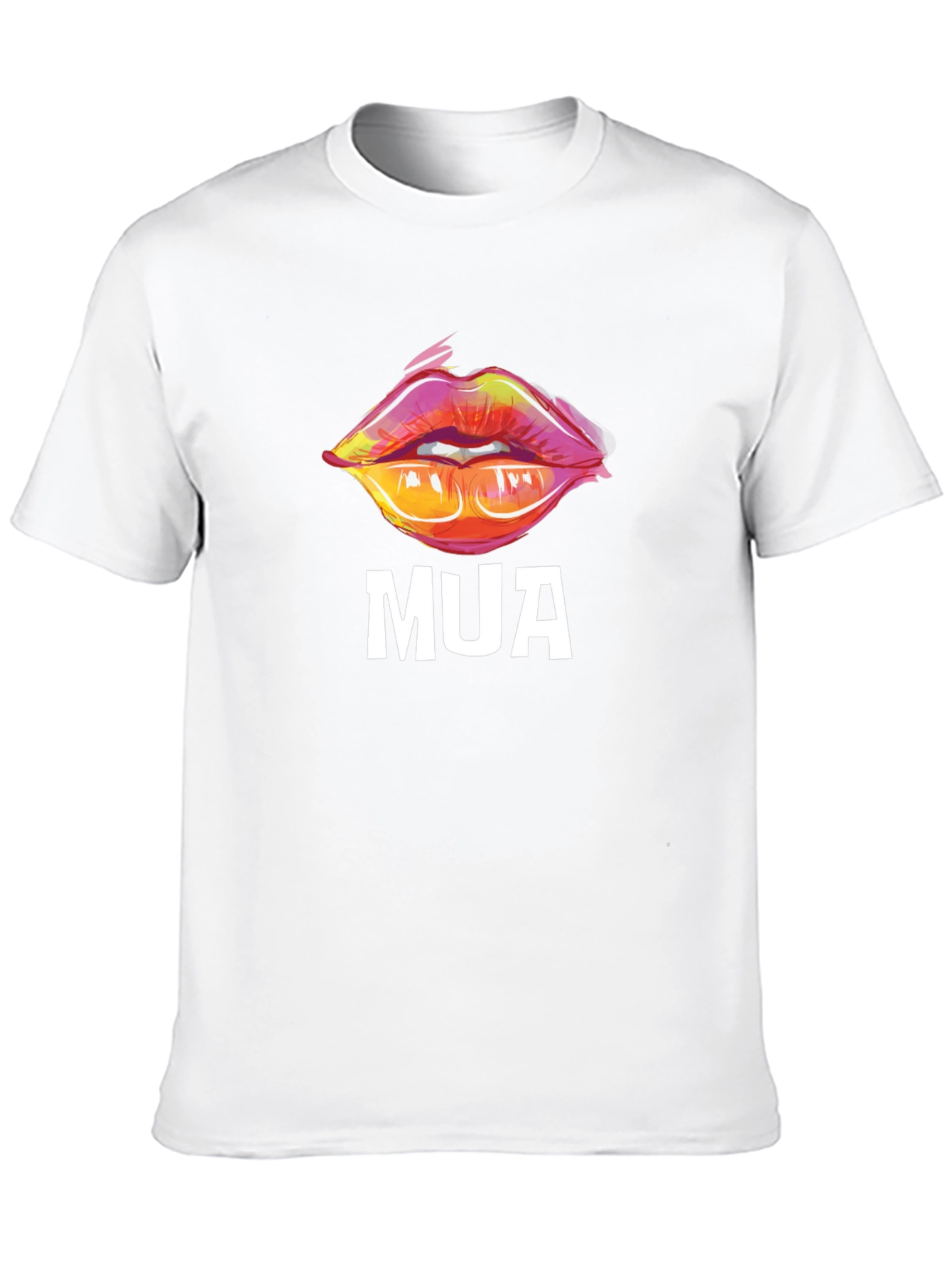 MUA Lips Graphic Black T-Shirt