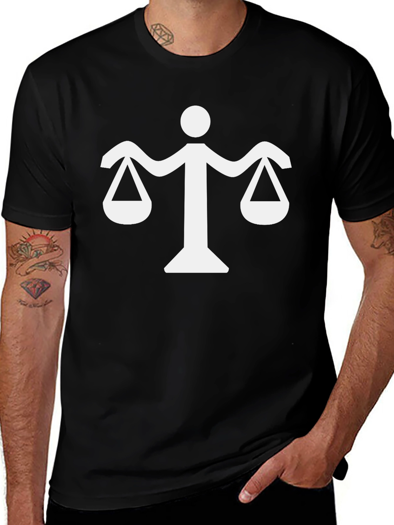 Scales of Justice Graphic Tee