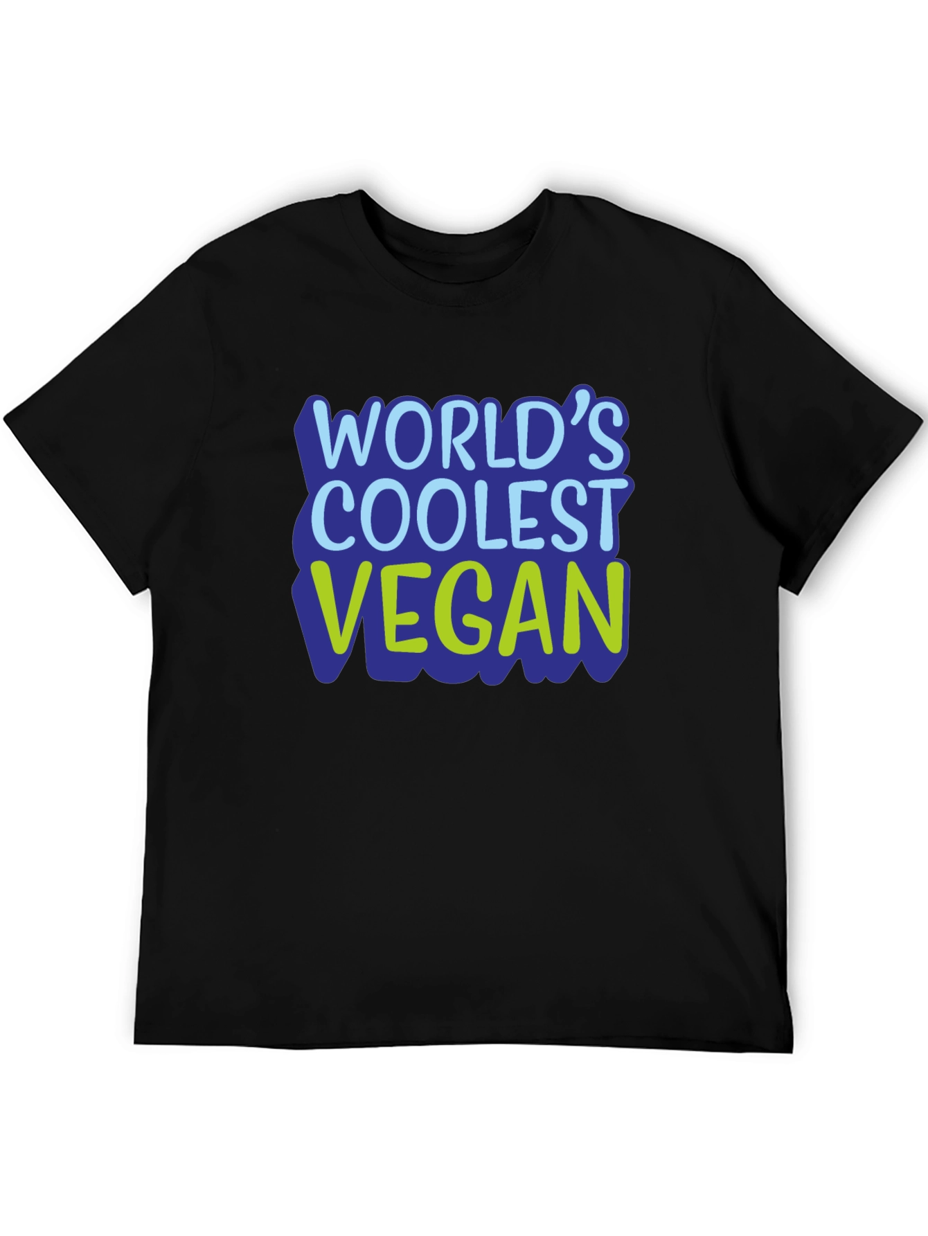Worlds Coolest Vegan T-Shirt - Black