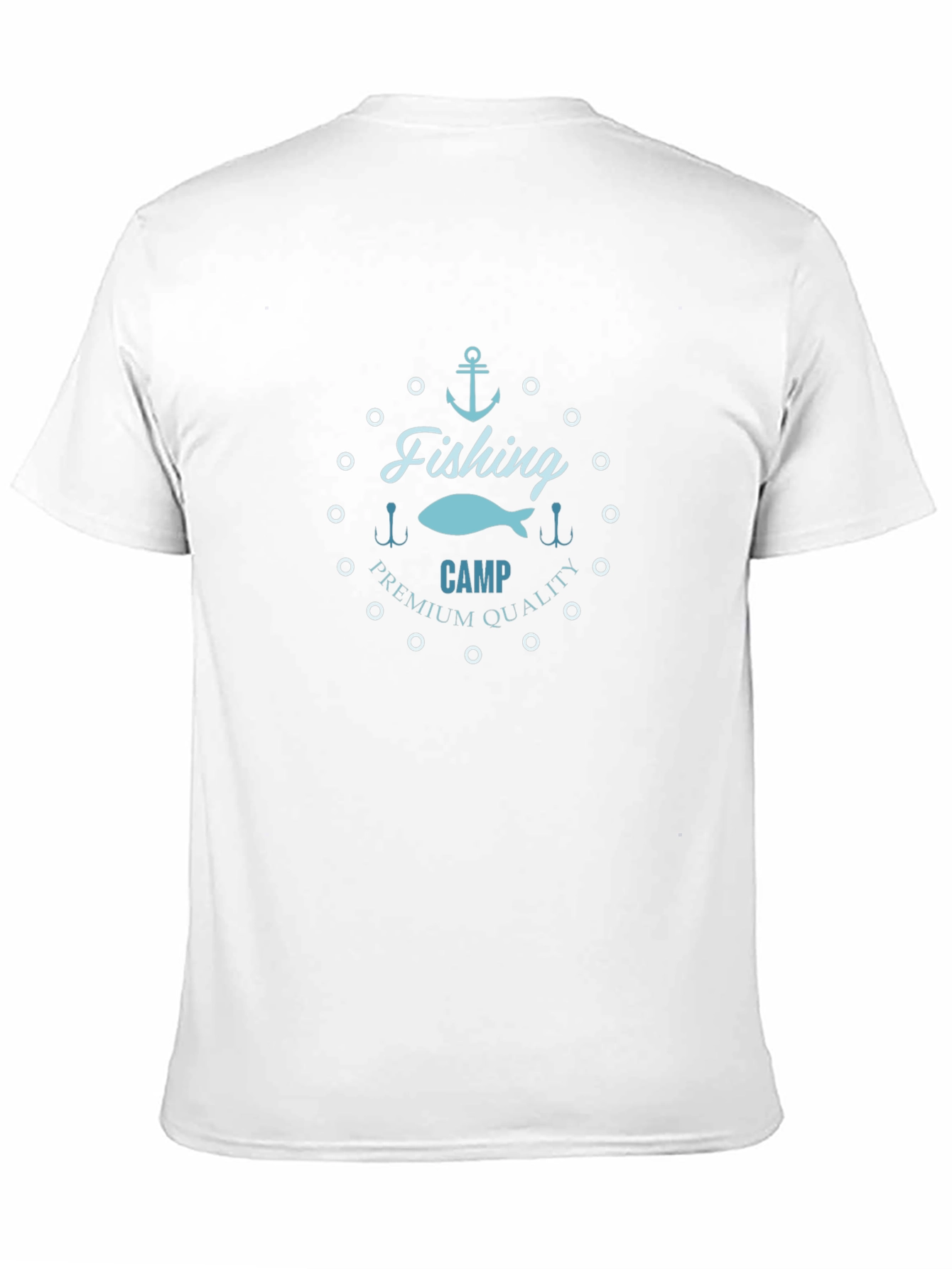Fishing Camp Premium Quality Black T-Shirt