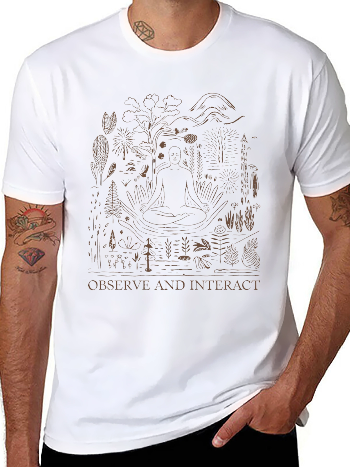 Observe and Interact Graphic Tee