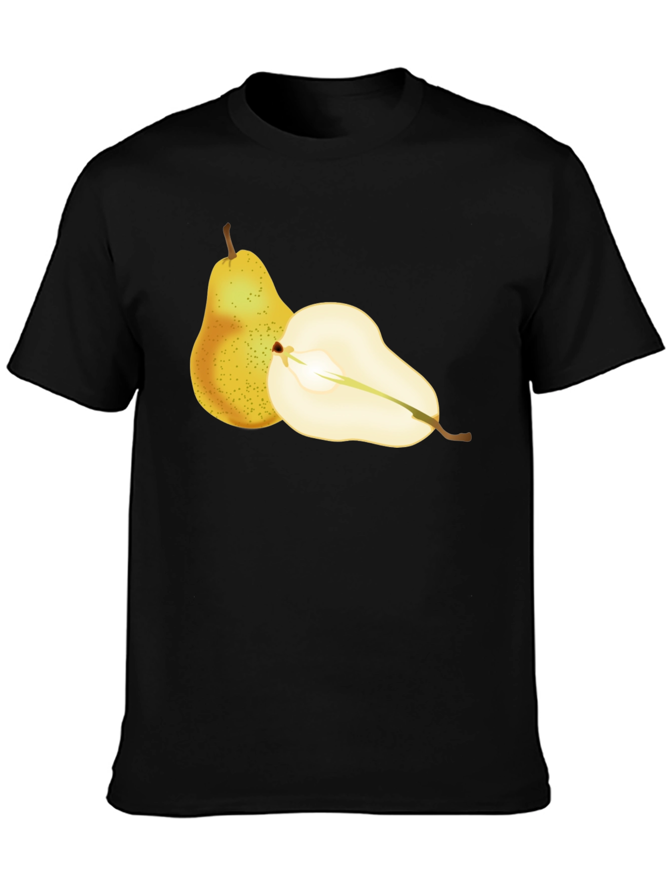 Pear Graphic T-Shirt - Fresh Fruit Design