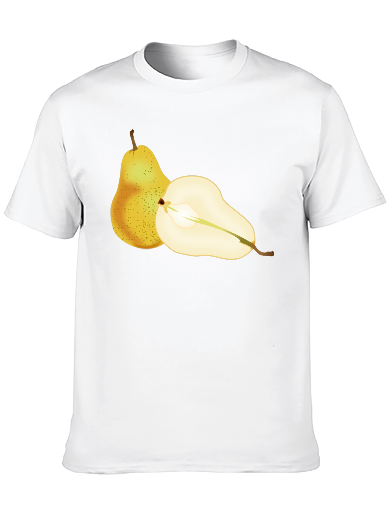 Pear Graphic T-Shirt - Fresh Fruit Design