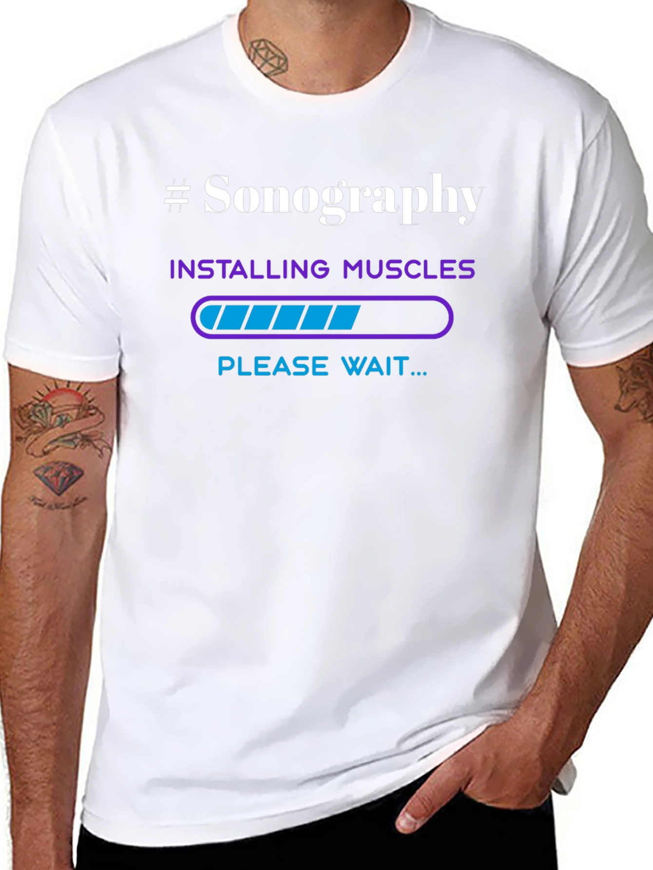 Sonography Installing Muscles T-Shirt