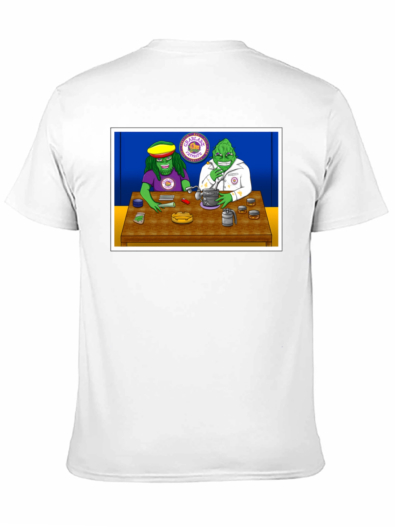 Groovy Green Guys Black T-Shirt