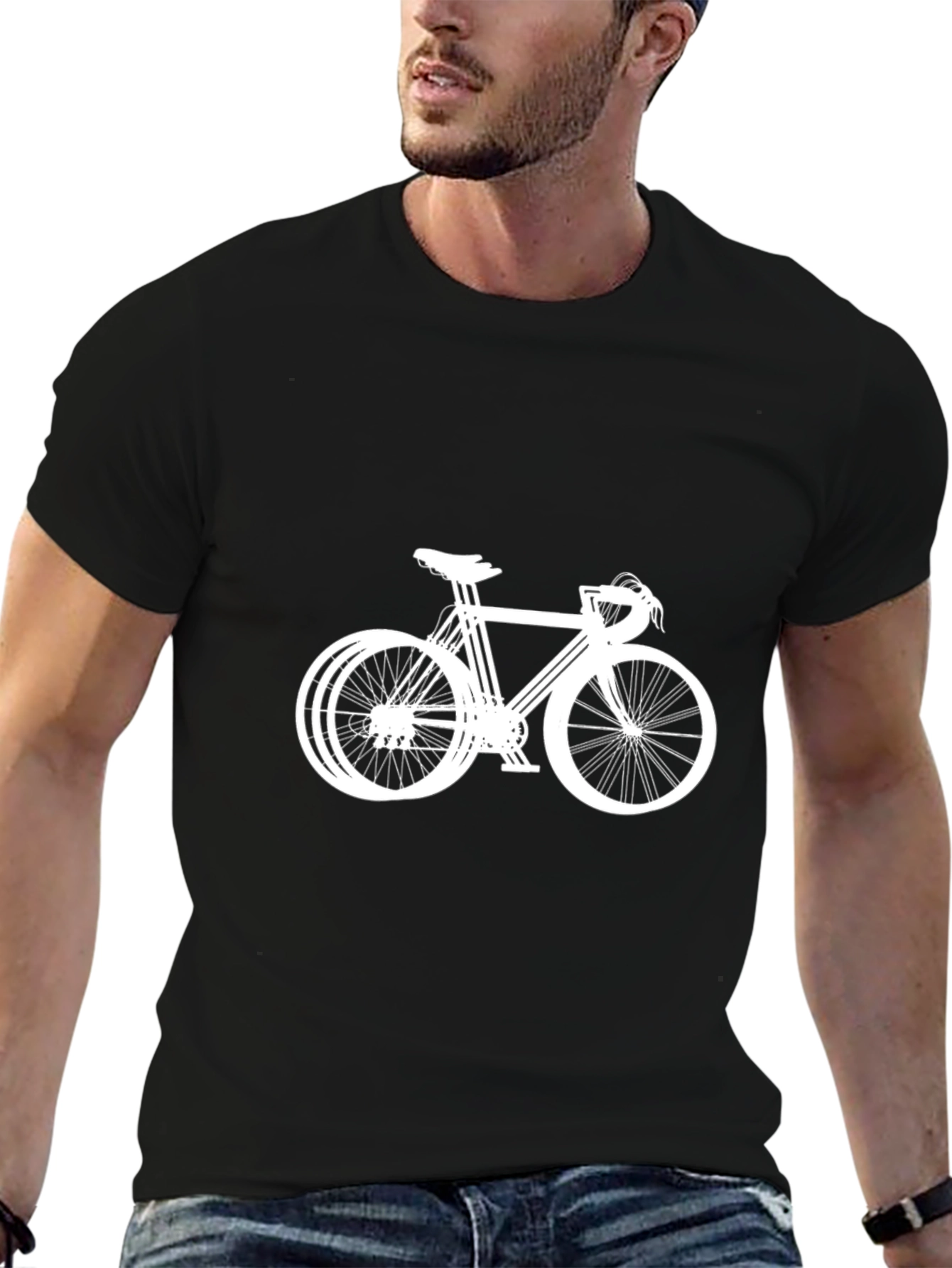 Bike Graphic T-Shirt - Classic Black Tee