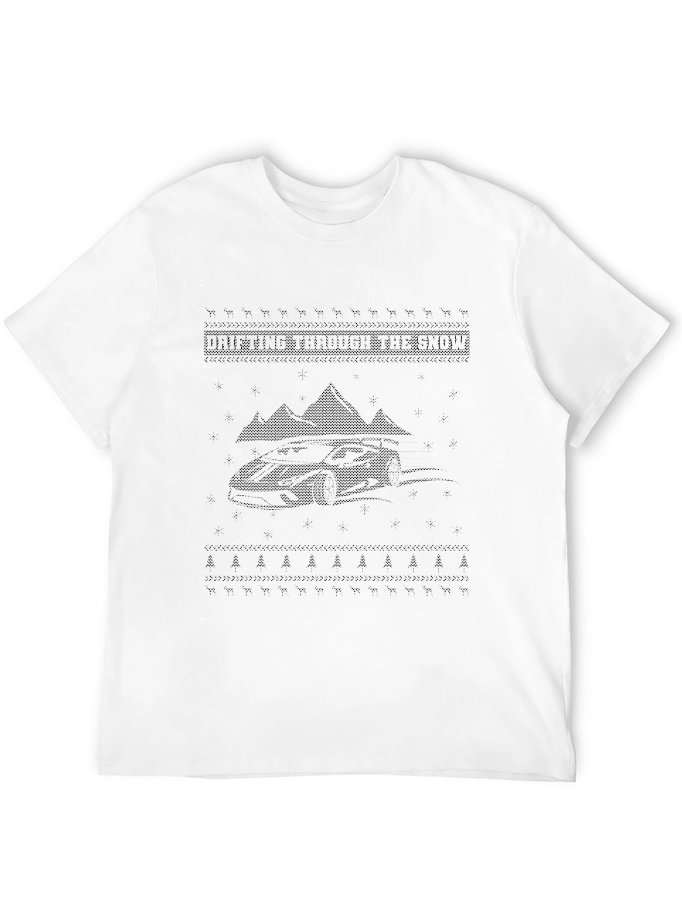 Drifting Through the Snow Car Graphic Tee