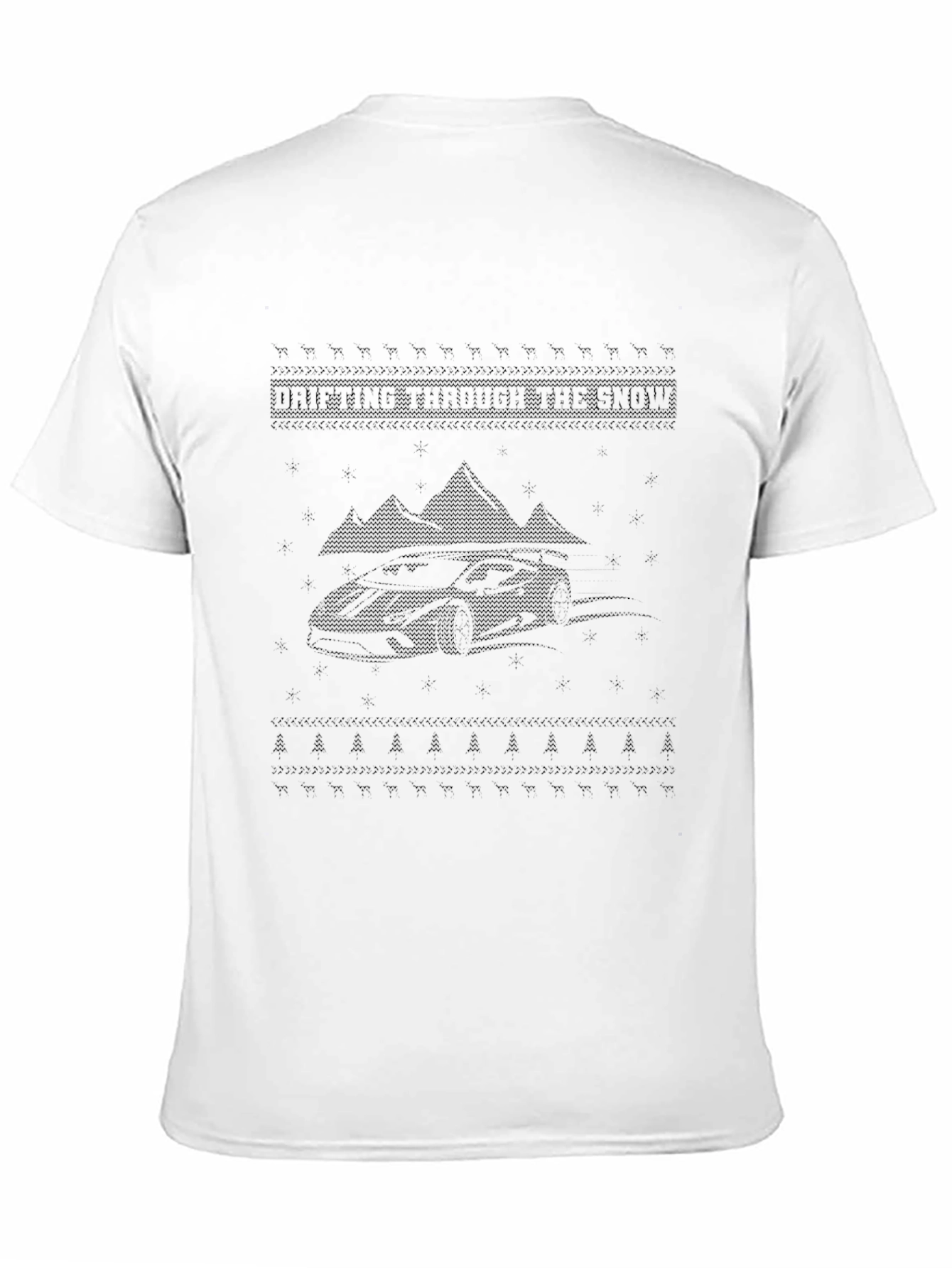 Drifting Through the Snow Car Graphic Tee