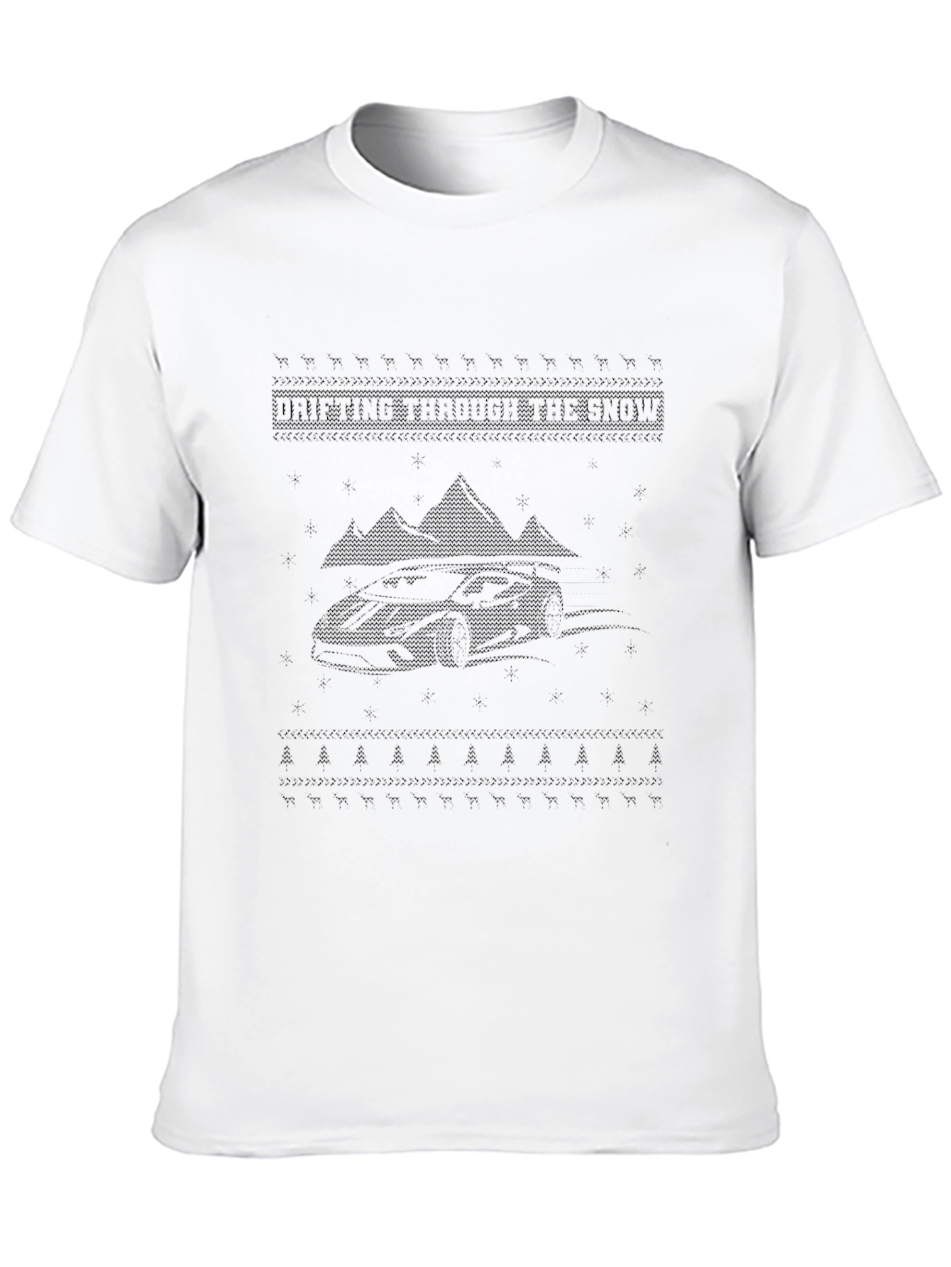 Drifting Through the Snow Car Graphic Tee