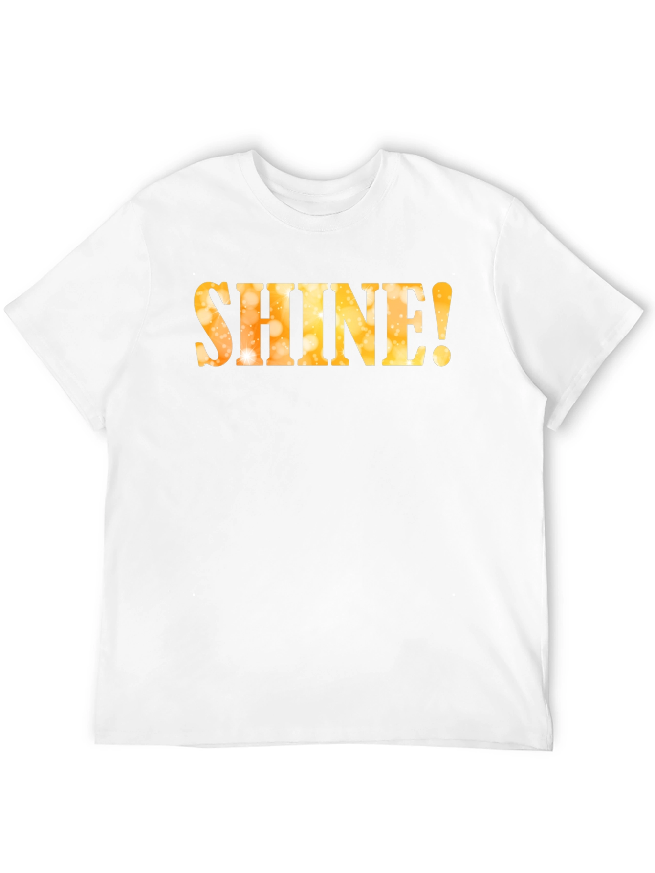 Shine! Graphic T-Shirt - Black Crew Neck Tee