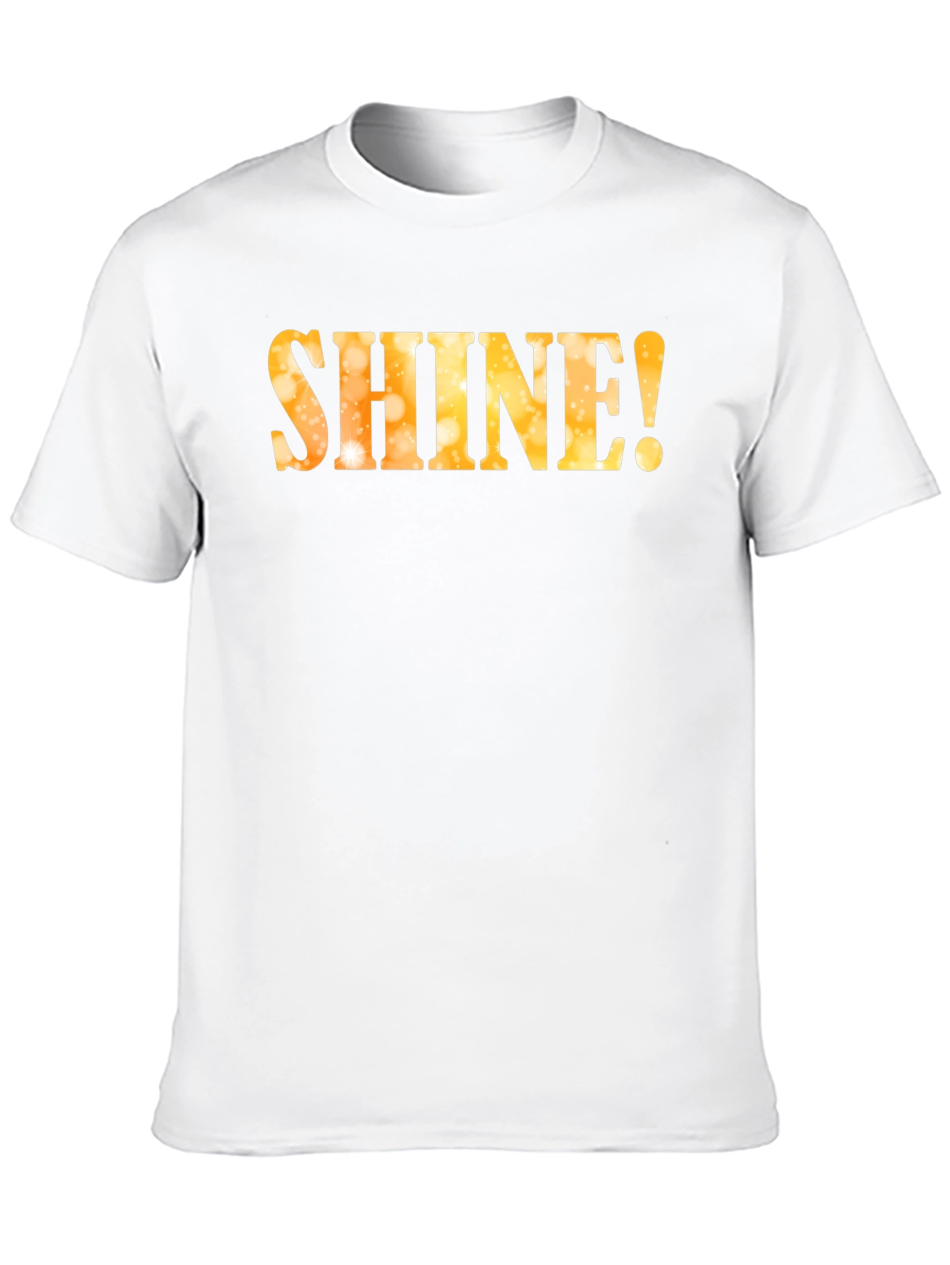 Shine! Graphic T-Shirt - Black Crew Neck Tee