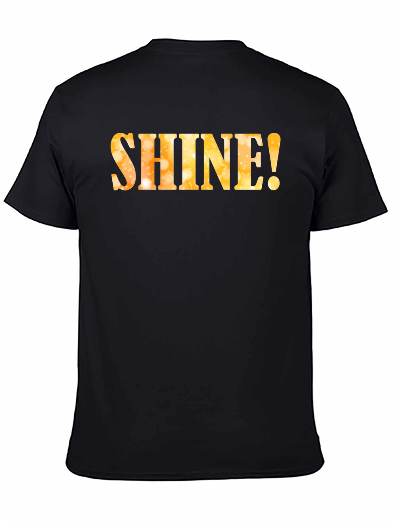 Shine! Graphic T-Shirt - Black Crew Neck Tee
