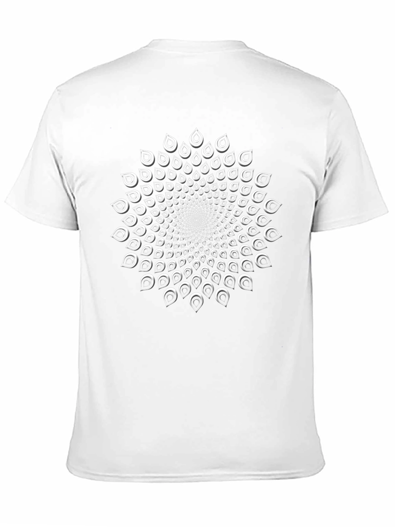 Optical Illusion Black Graphic Tee