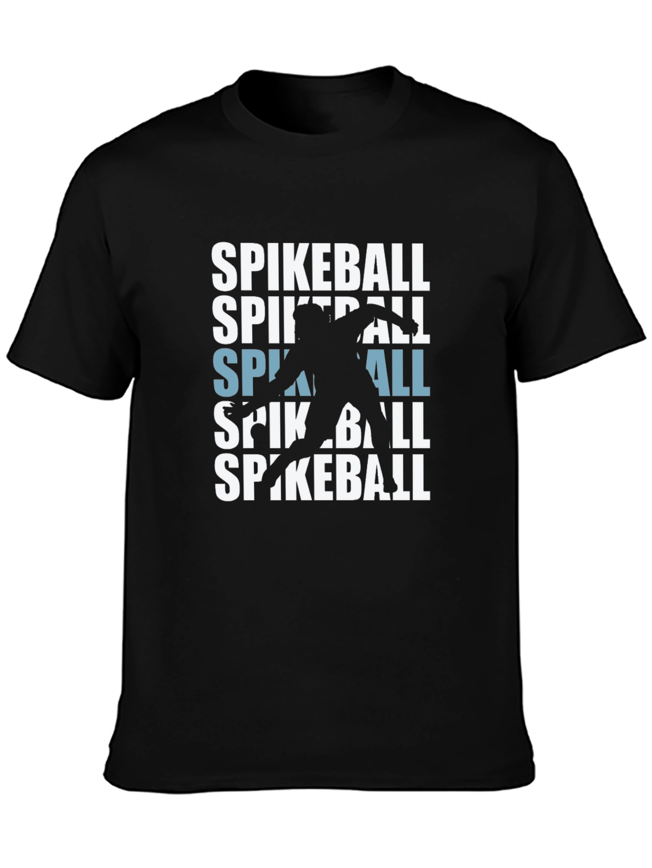 Spikeball Graphic Tee - Black Cotton Blend