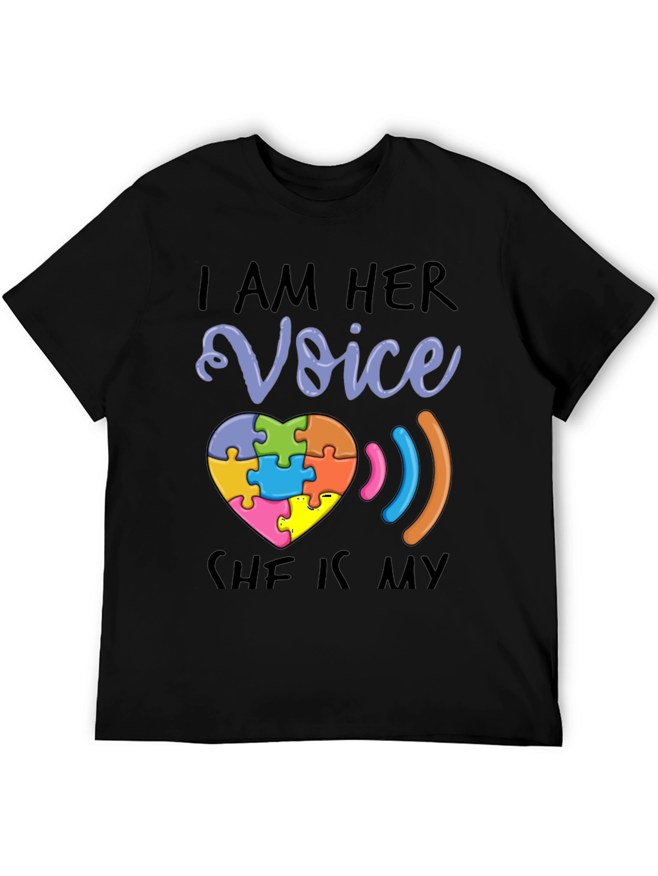 Autism Awareness T-Shirt - I Am Her Voice