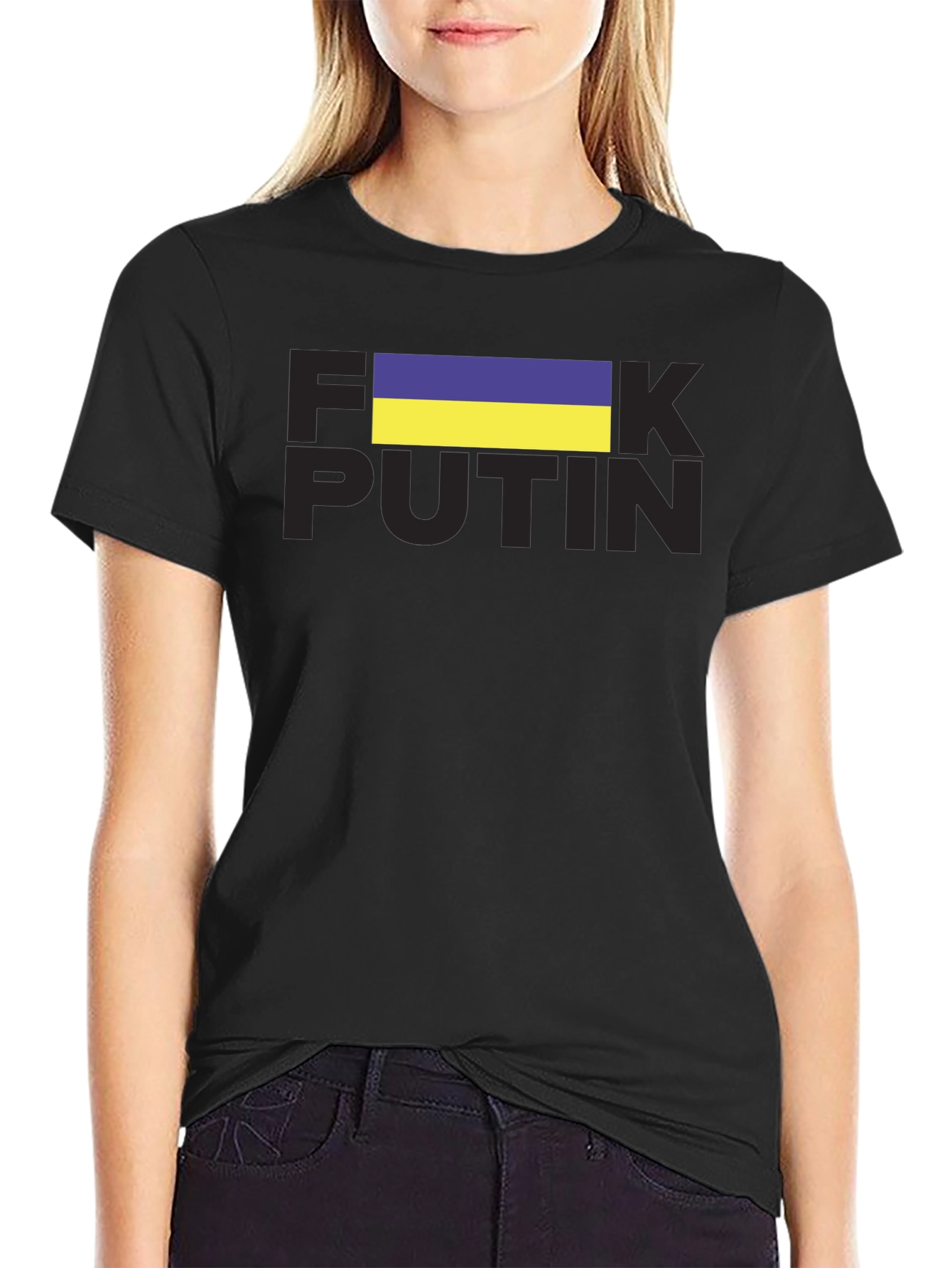 Ukraine Flag Fuck Putin T-Shirt