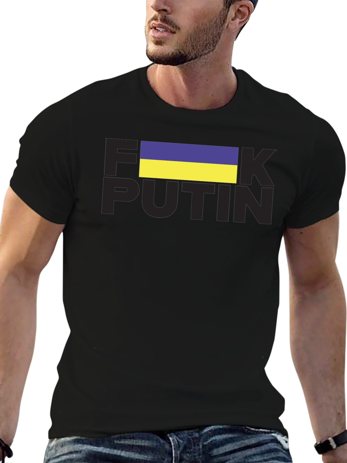 Ukraine Flag Fuck Putin T-Shirt