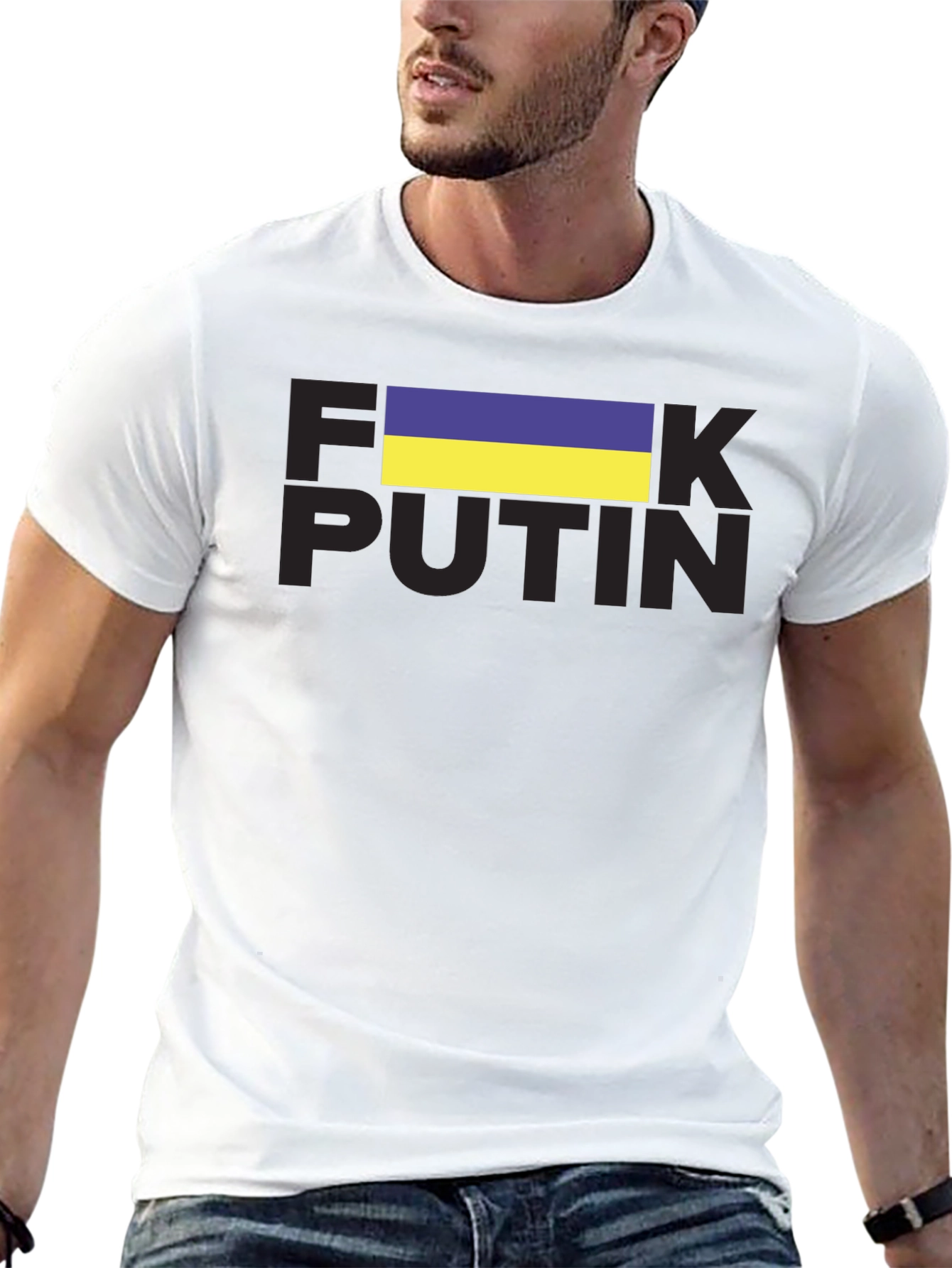 Ukraine Flag Fuck Putin T-Shirt