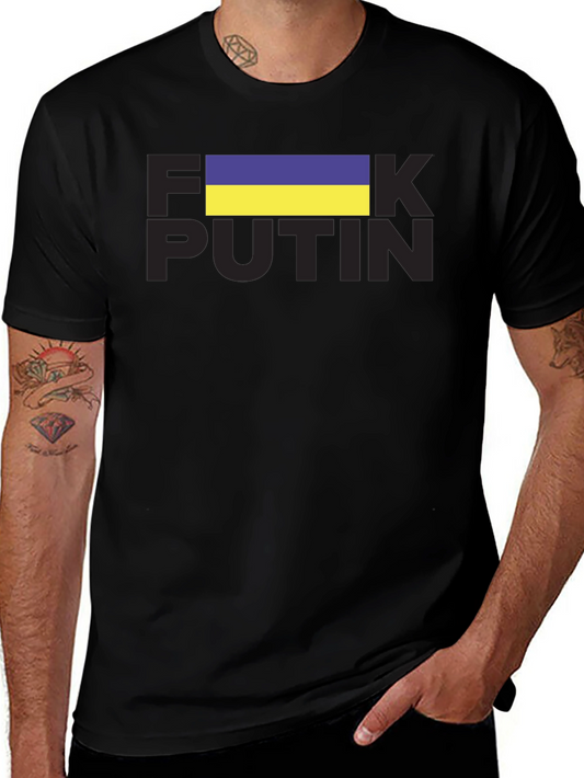 Ukraine Flag Fuck Putin T-Shirt