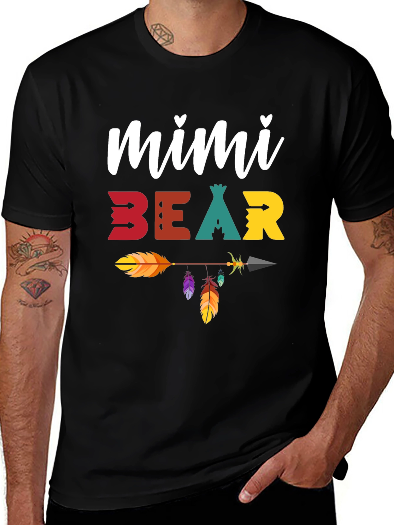Mimi Bear T-Shirt Arrow Design