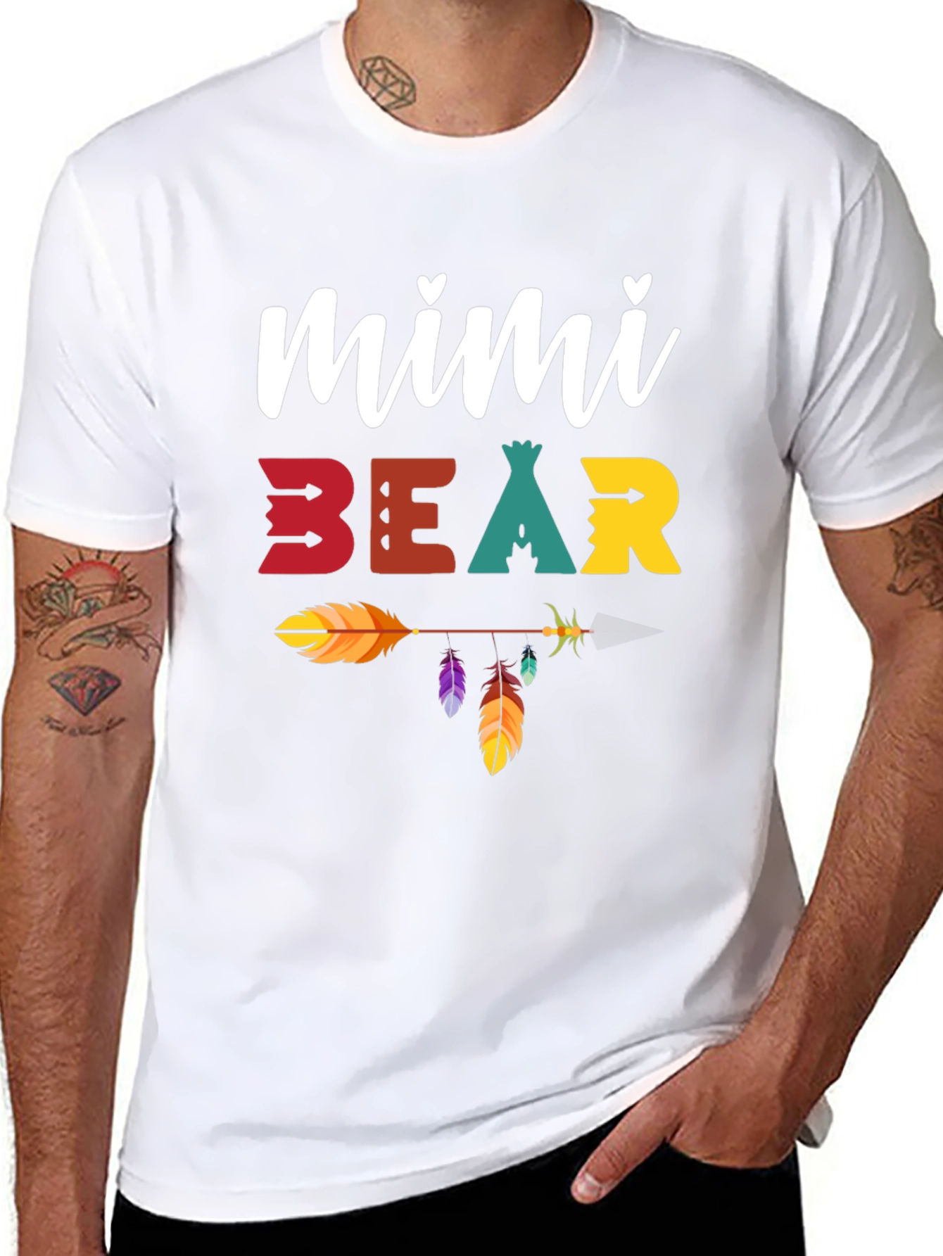 Mimi Bear T-Shirt Arrow Design