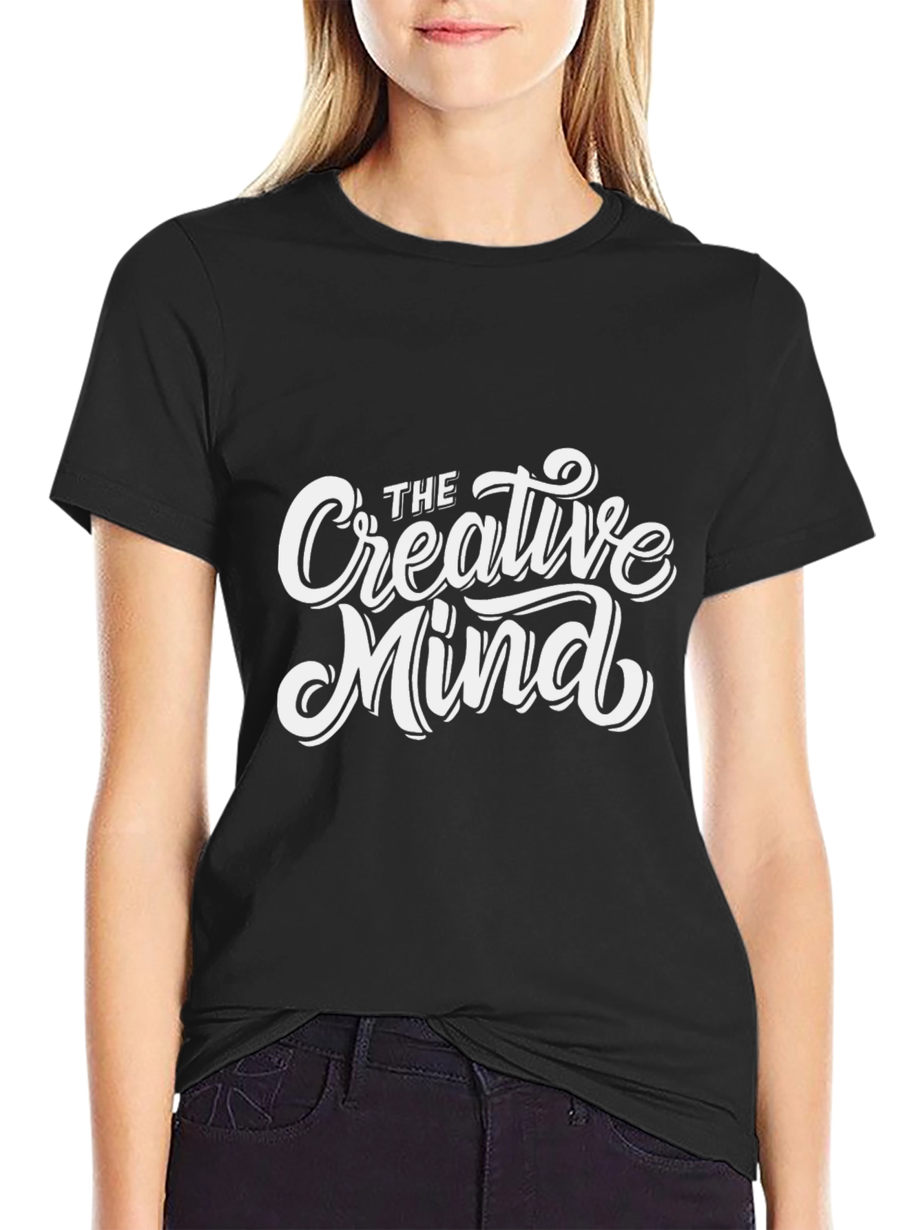 Creative Mind Graphic Tee - Black
