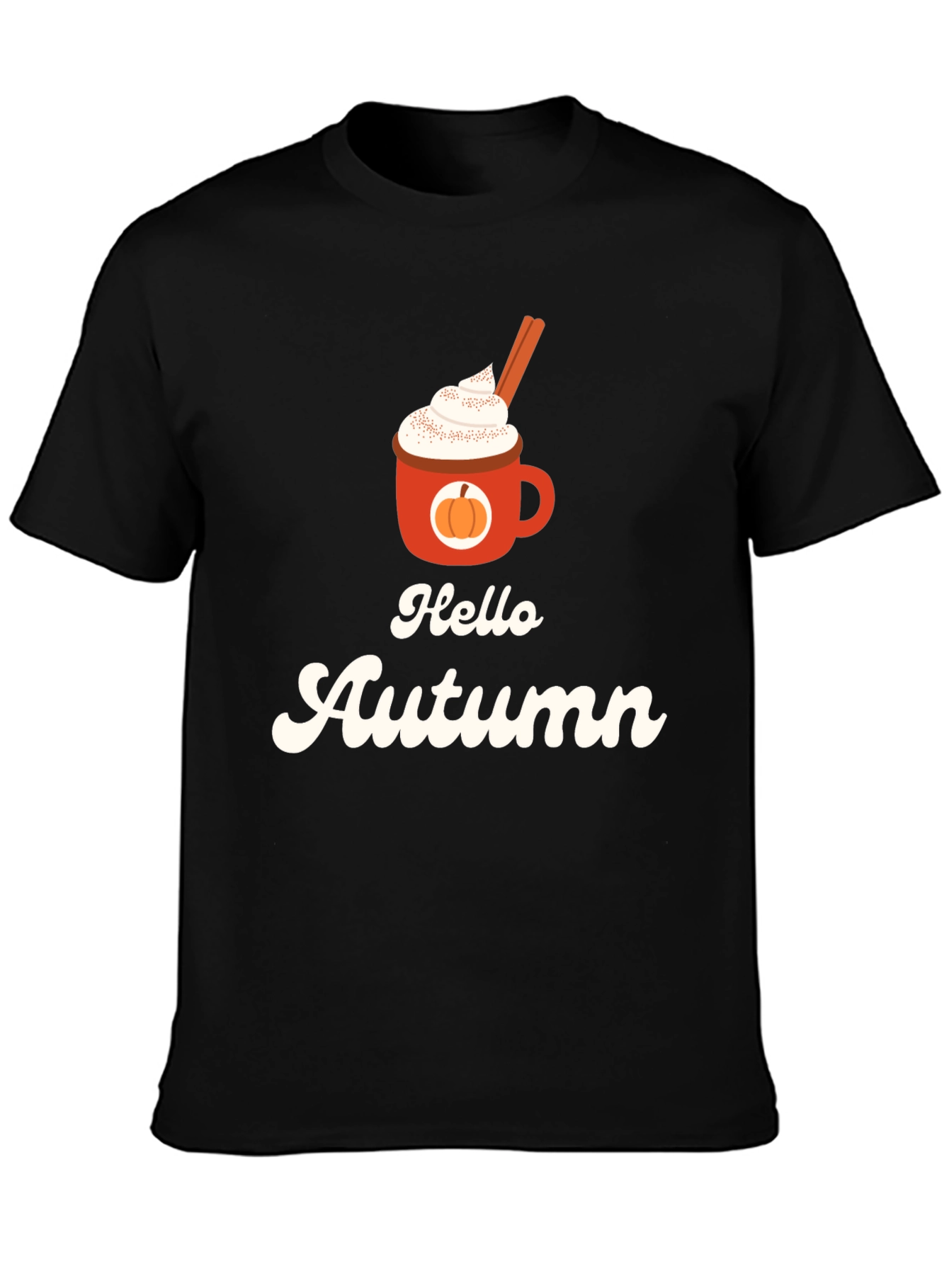 Hello Autumn Graphic Tee - Pumpkin Spice Season
