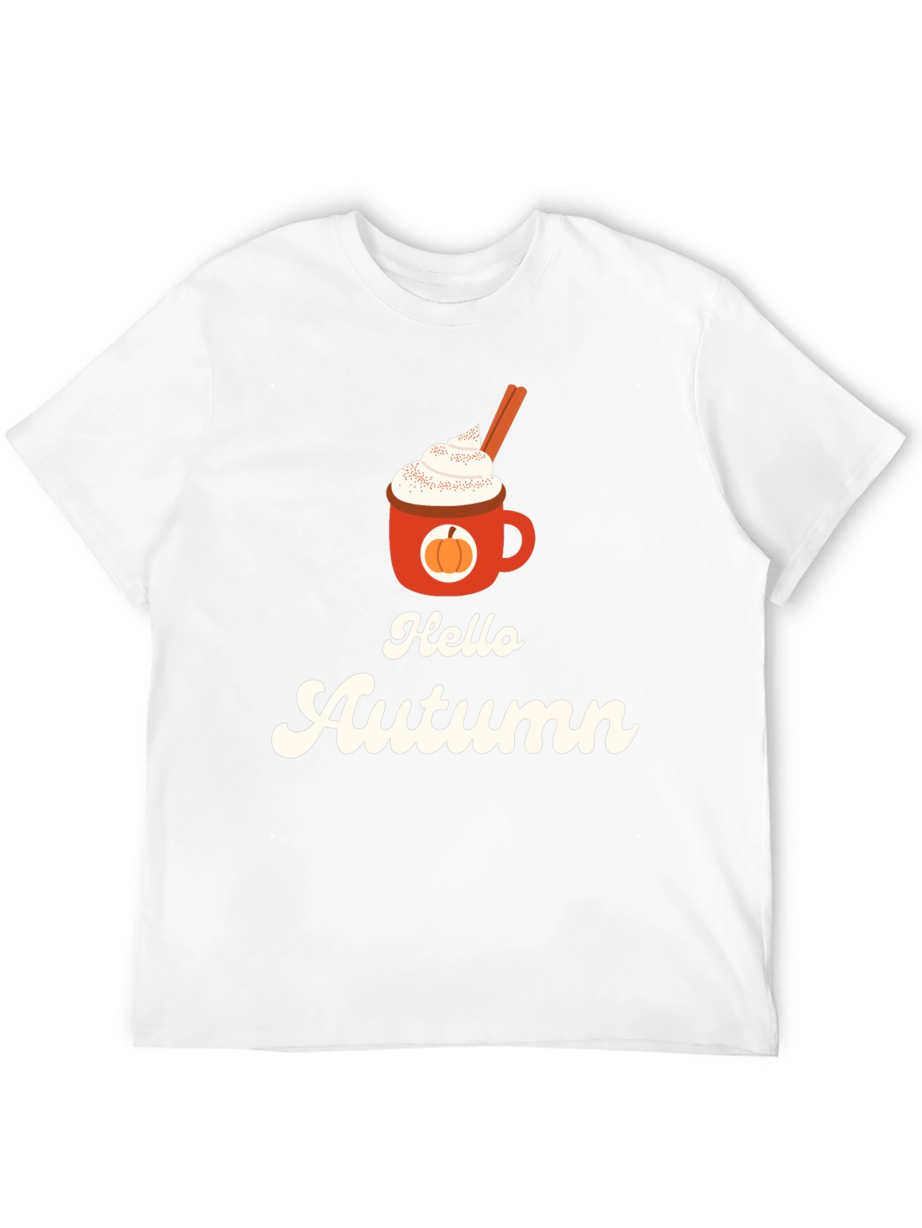 Hello Autumn Graphic Tee - Pumpkin Spice Season
