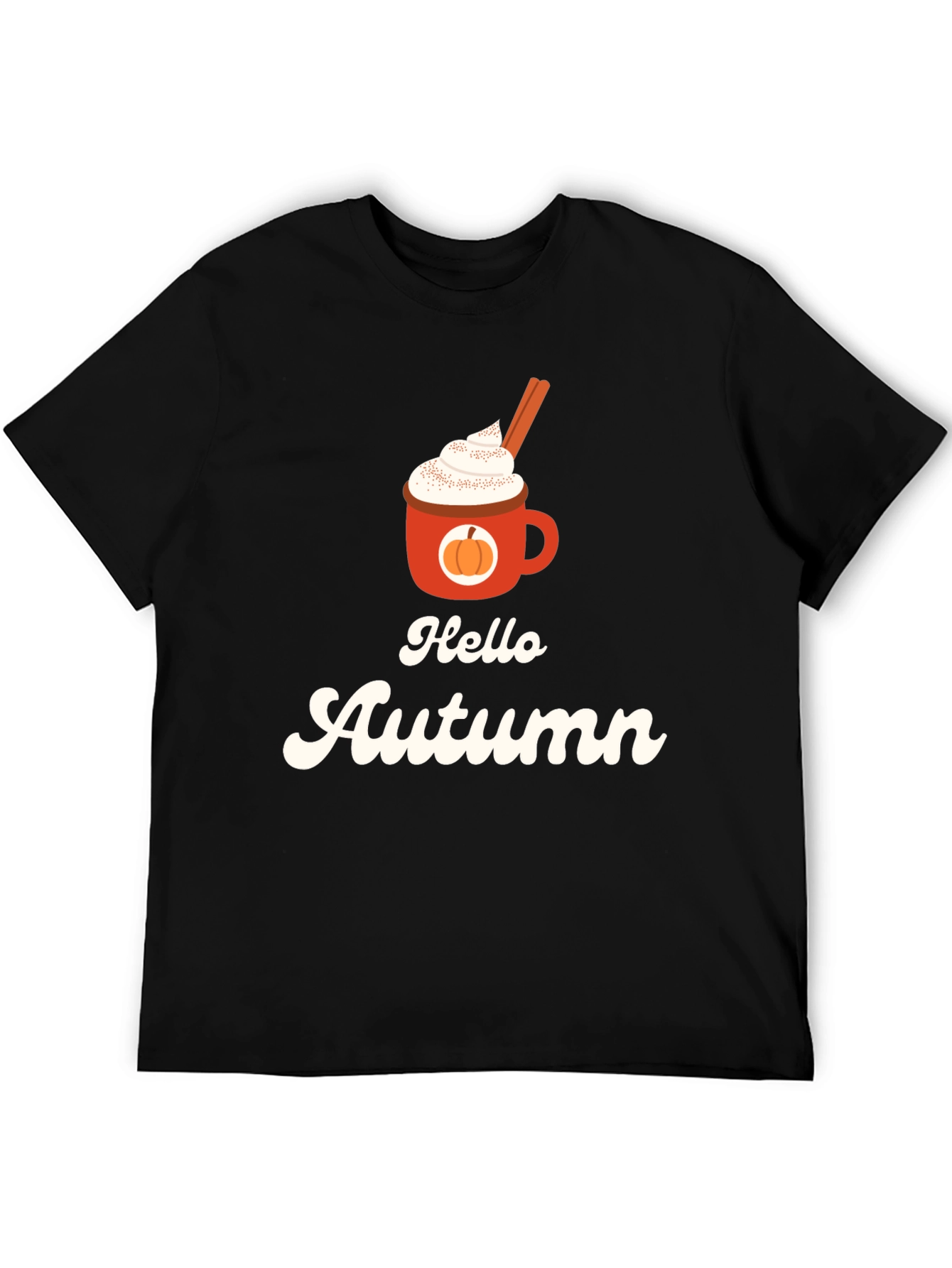 Hello Autumn Graphic Tee - Pumpkin Spice Season