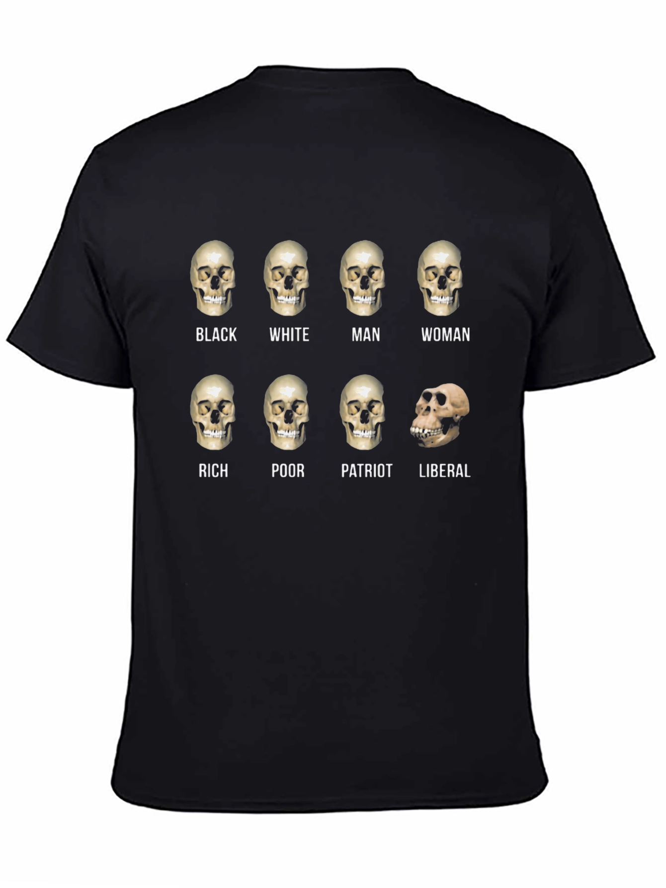Political Skull T-Shirt: Equality Design