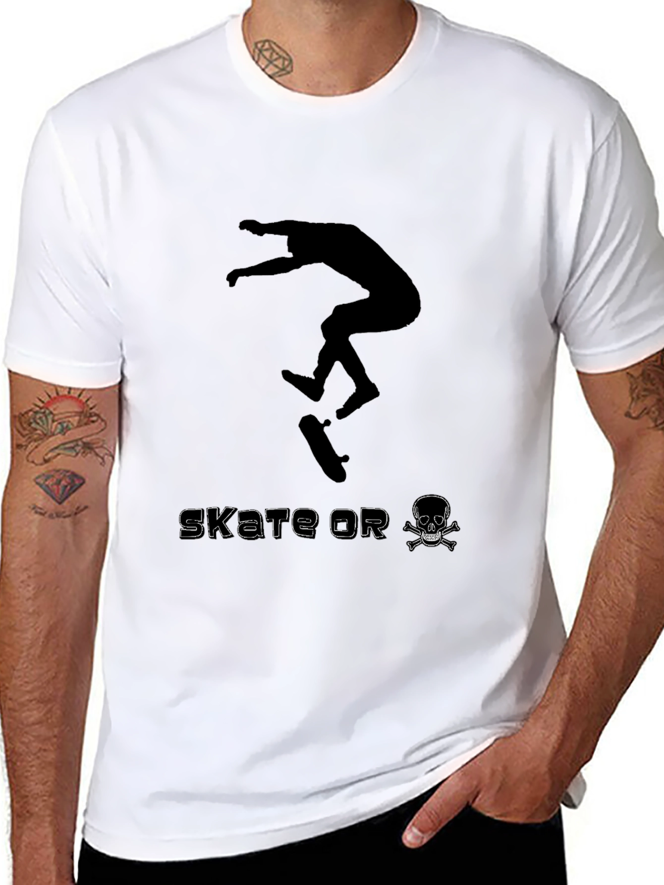 Skate Or Die T-Shirt - Mens Graphic Tee