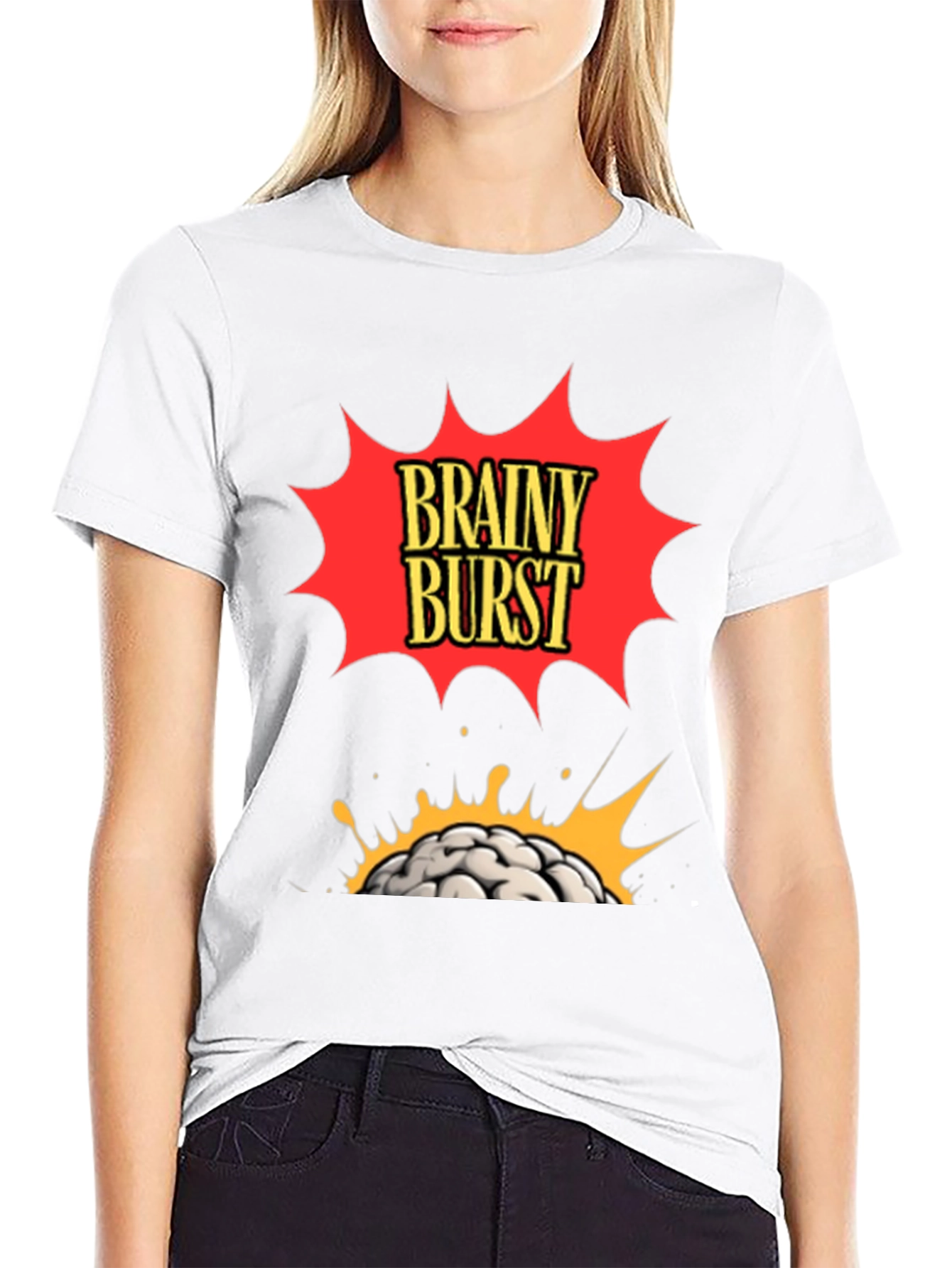 Brainy Burst Graphic T-Shirt - Bold & Stylish!