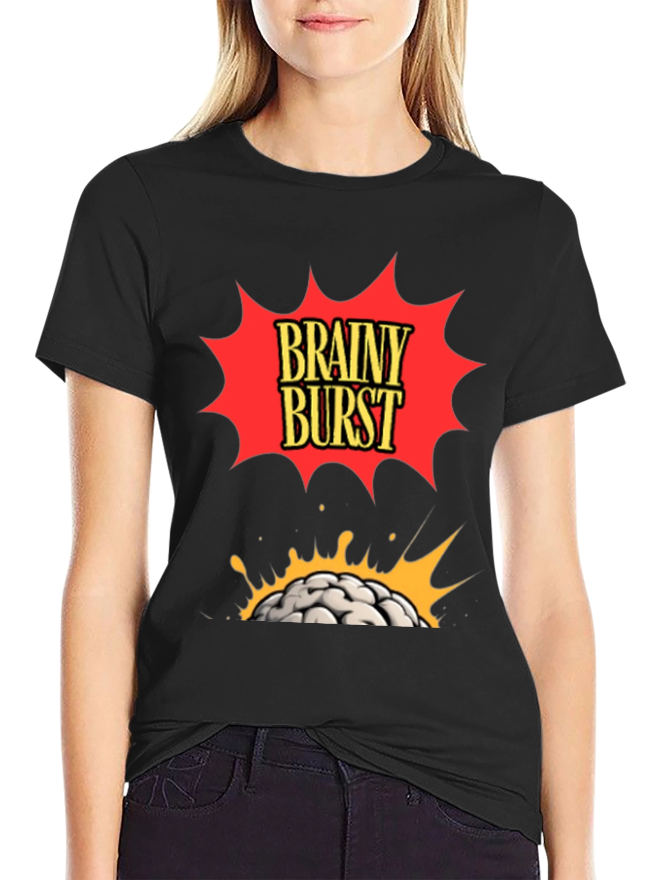 Brainy Burst Graphic T-Shirt - Bold & Stylish!