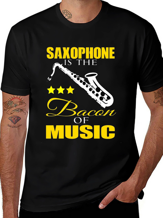 Saxophone is the Bacon of Music T-Shirt