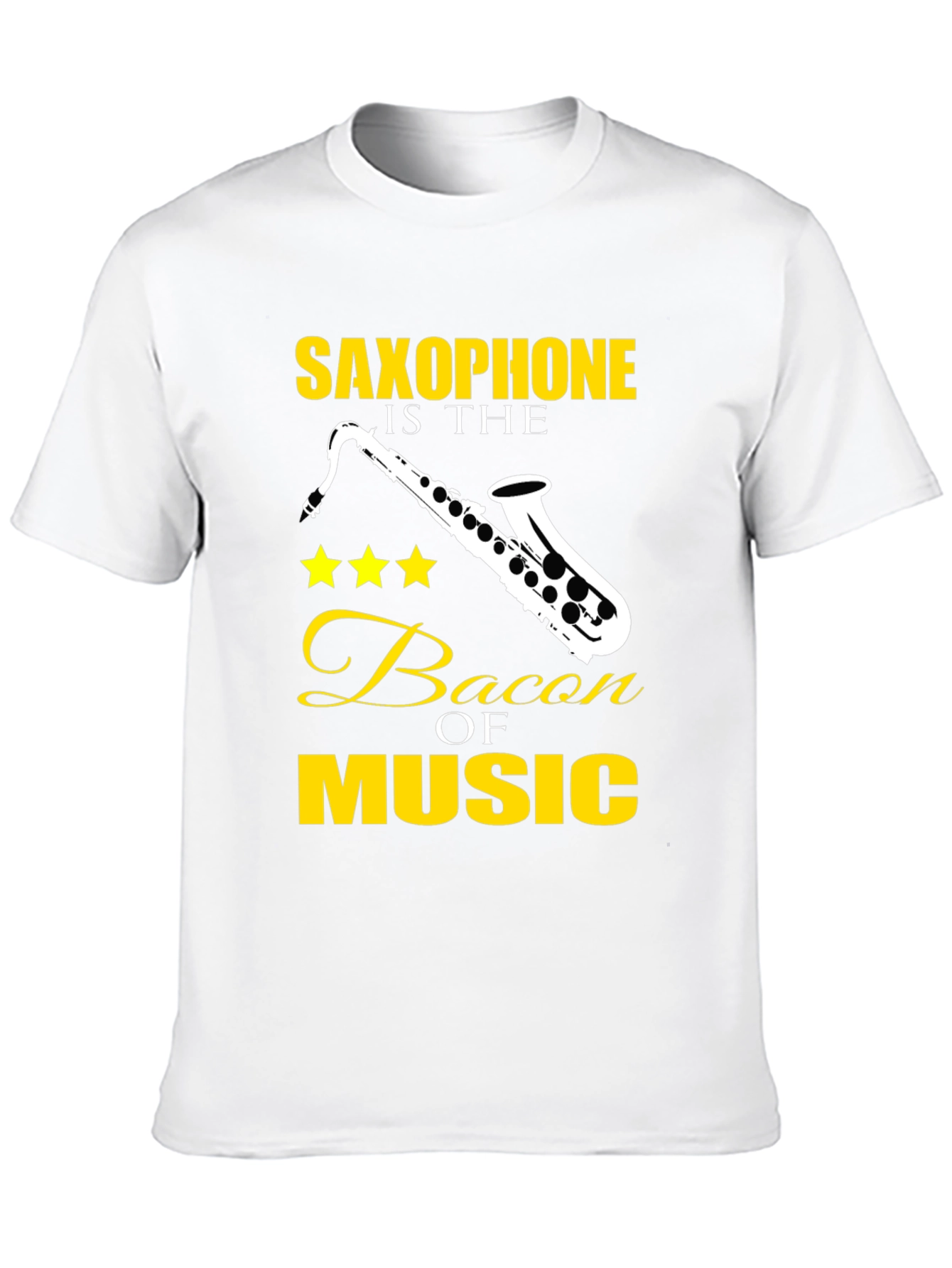 Saxophone is the Bacon of Music T-Shirt
