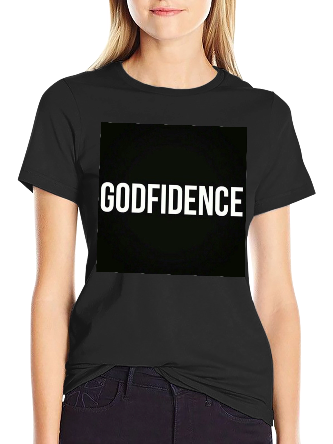 Godfidence Graphic Tee - Black