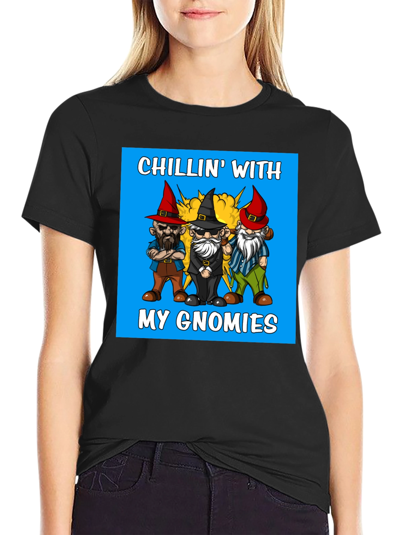 Chillin With My Gnomies Graphic Tee